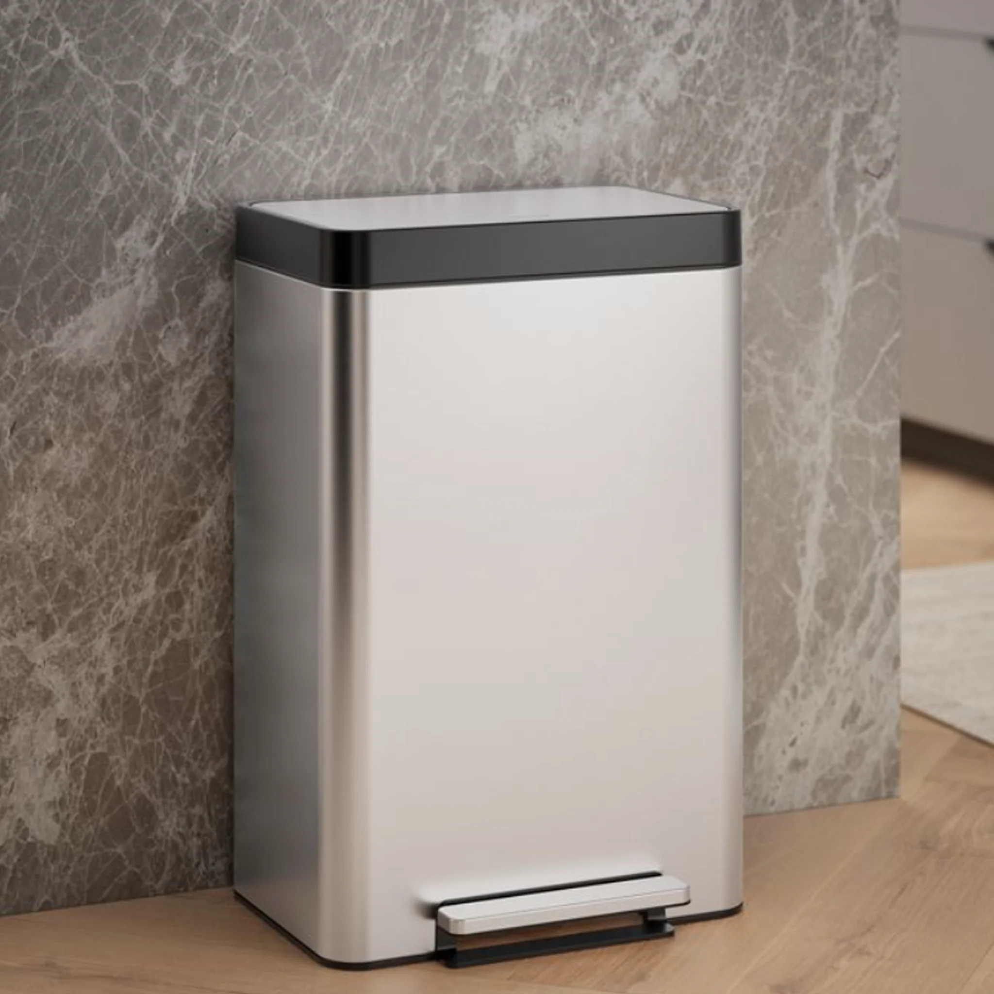 13-GALLON LOFT STEP TRASH CAN - Image 2