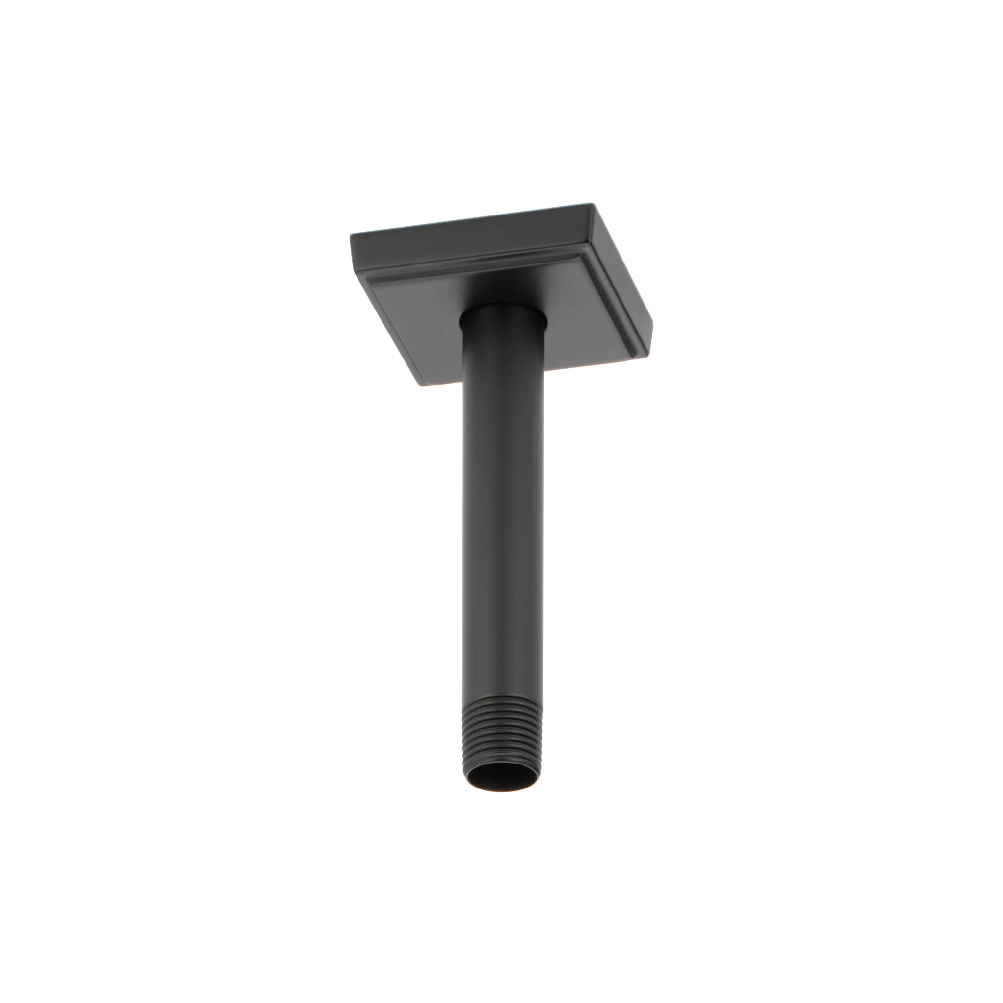 6-INCH CEILING MOUNT SHOWER ARM AND FLANGE WITH SQUARE BASE