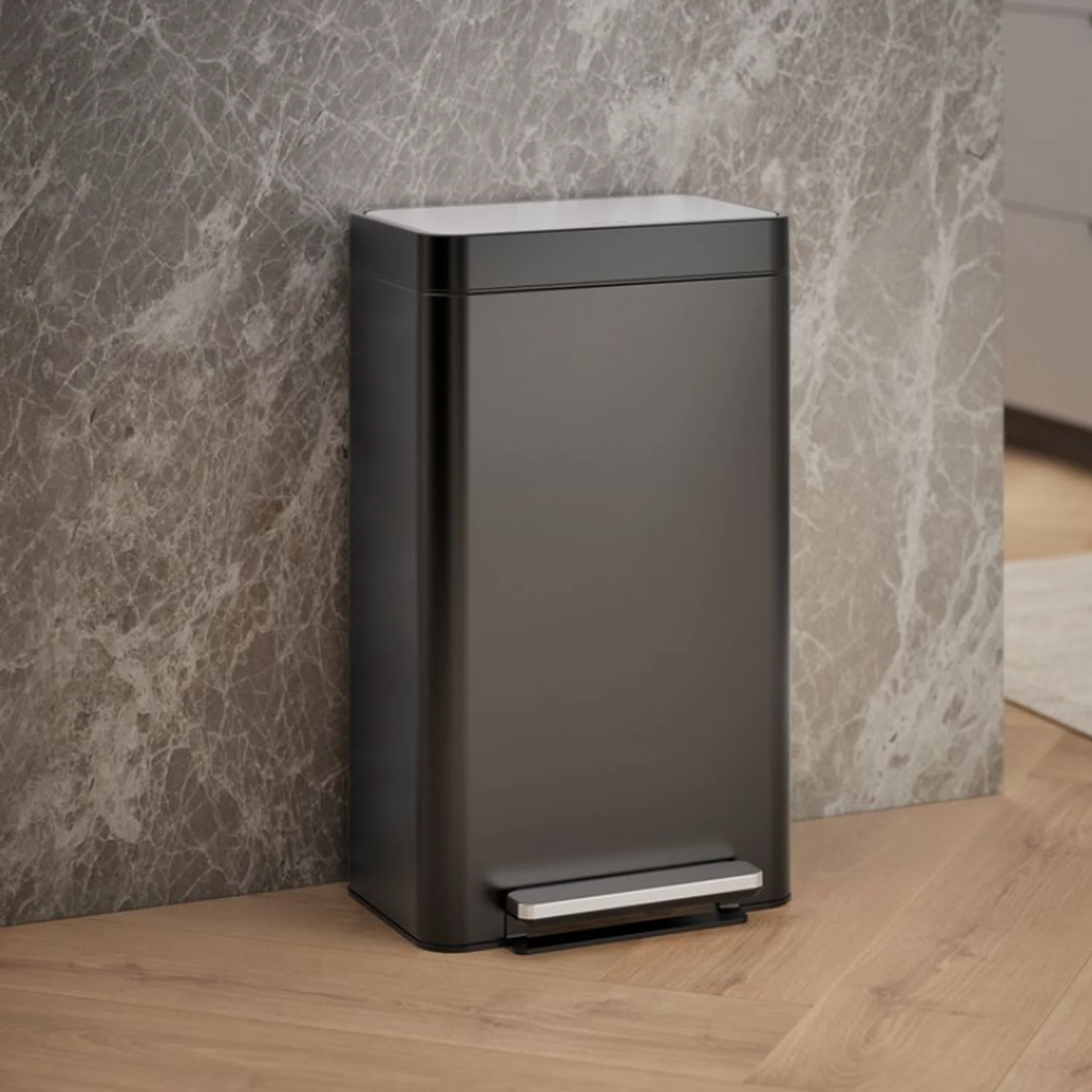 8-GALLON LOFT STEP TRASH CAN - Image 2