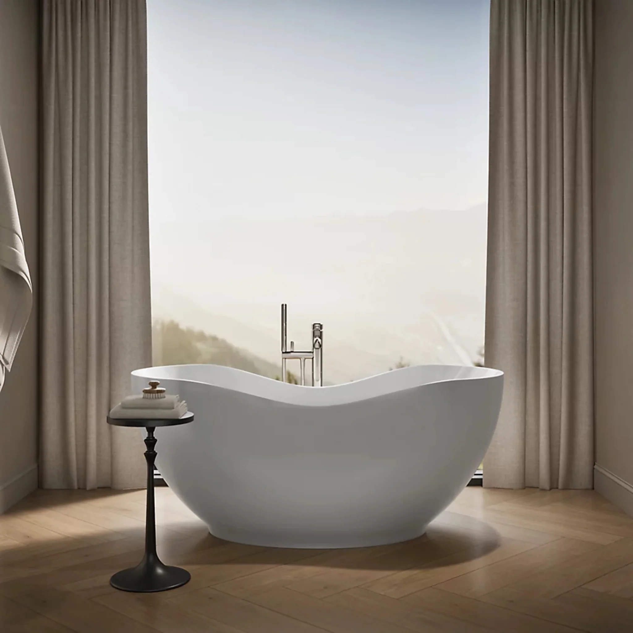ABRAZO 66 X 32 INCHES FREESTANDING BATHTUB - Image 8