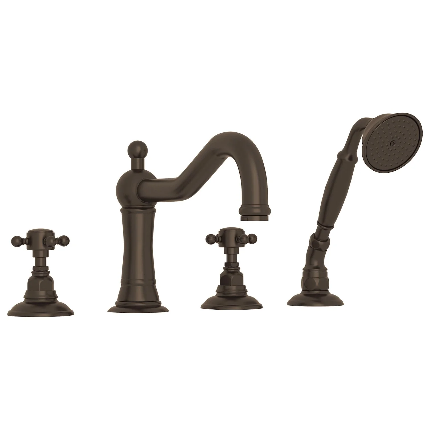 ACQUI® 4-HOLE DECK MOUNT TUB FILLER (CROSS HANDLE) - Image 2