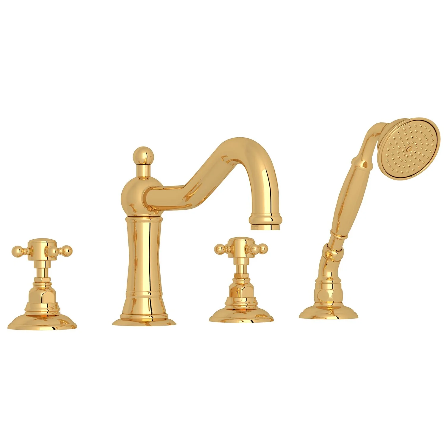 ACQUI® 4-HOLE DECK MOUNT TUB FILLER (CROSS HANDLE) - Image 3