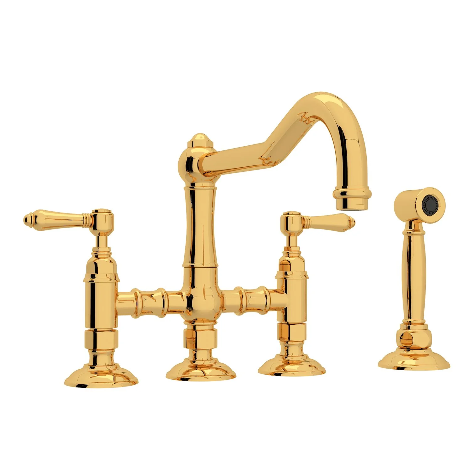 ACQUI® BRIDGE KITCHEN FAUCET WITH SIDE SPRAY (LEVER HANDLE) - Image 4