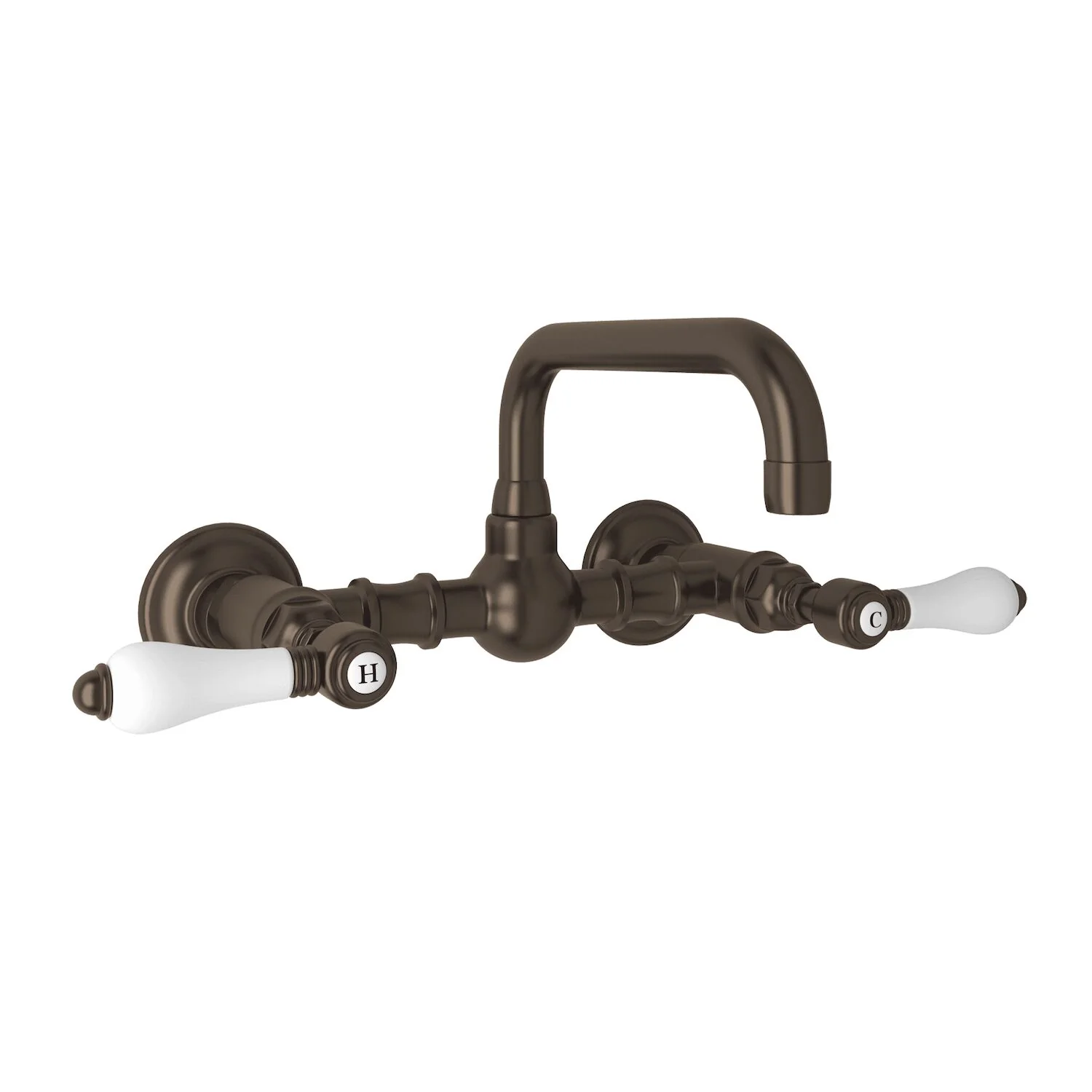 ACQUI® WALL MOUNT BRIDGE LAVATORY FAUCET WITH U-SPOUT - Image 5