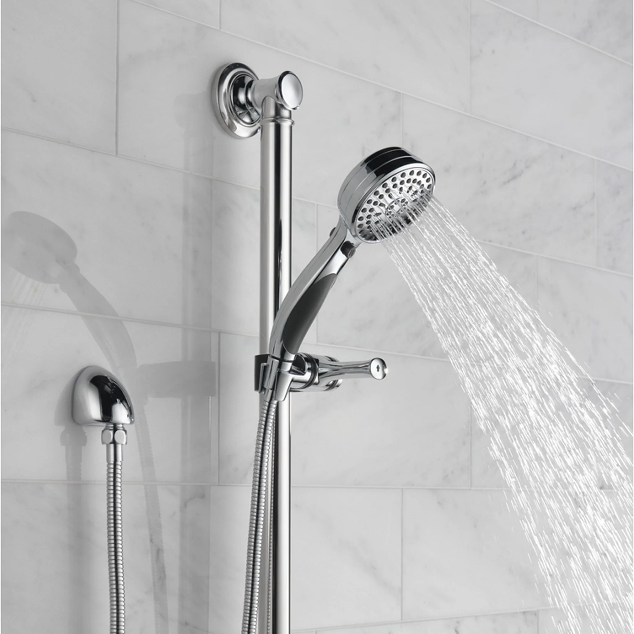 ACTIVTOUCH® 9-SETTING HAND SHOWER WITH TRADITIONAL SLIDE BAR / GRAB BAR IN CHROME - Image 4