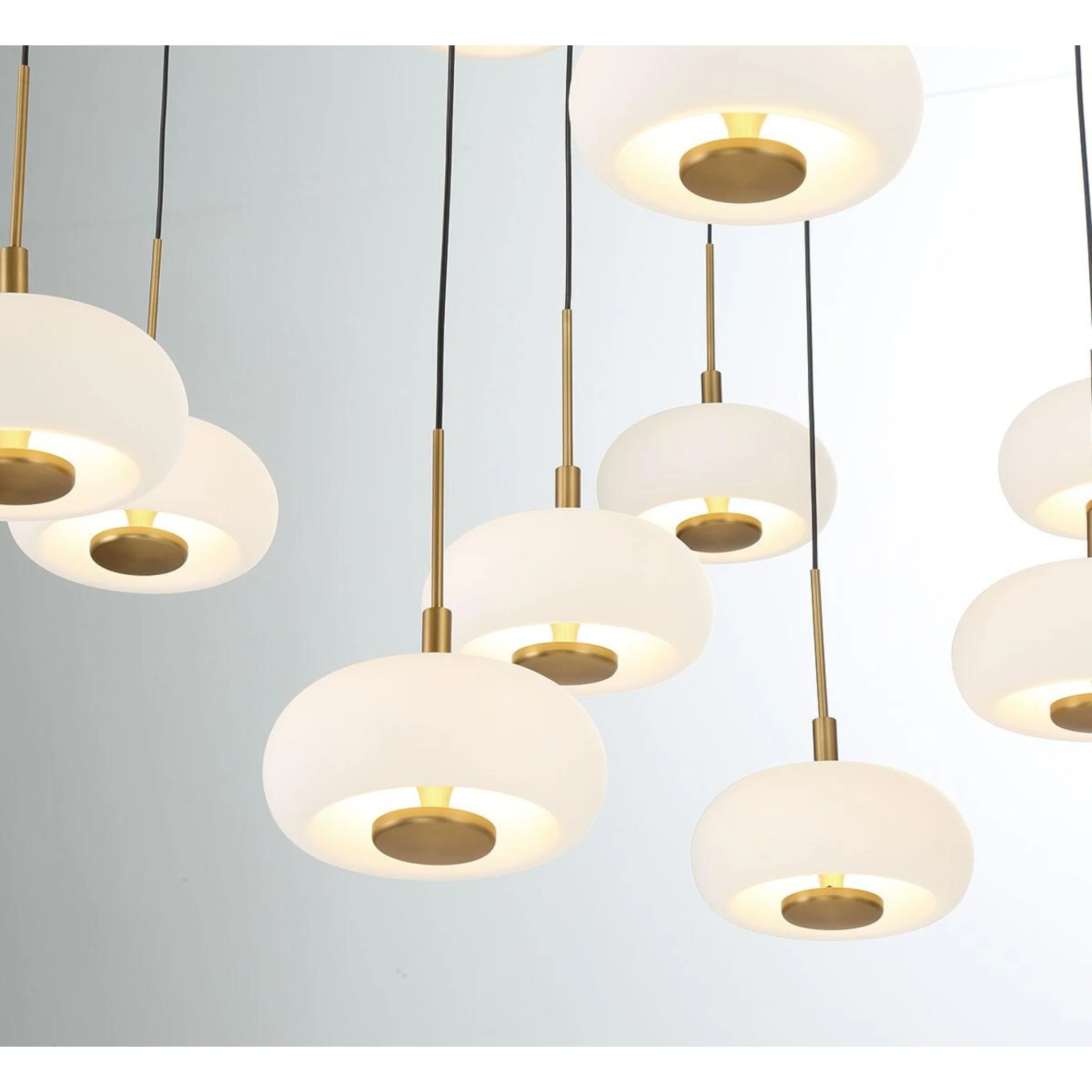 ADELFIA ROUND LED CHANDELIER (MULTIPLE SIZES) - Image 10
