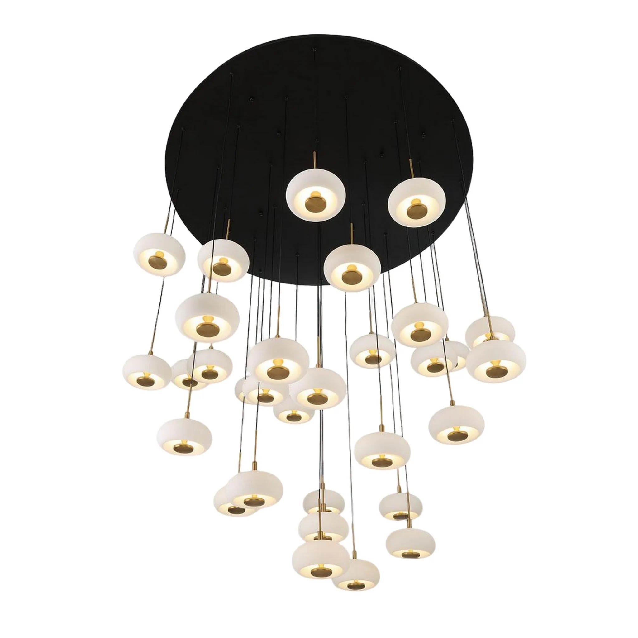 ADELFIA ROUND LED CHANDELIER (MULTIPLE SIZES) - Image 11