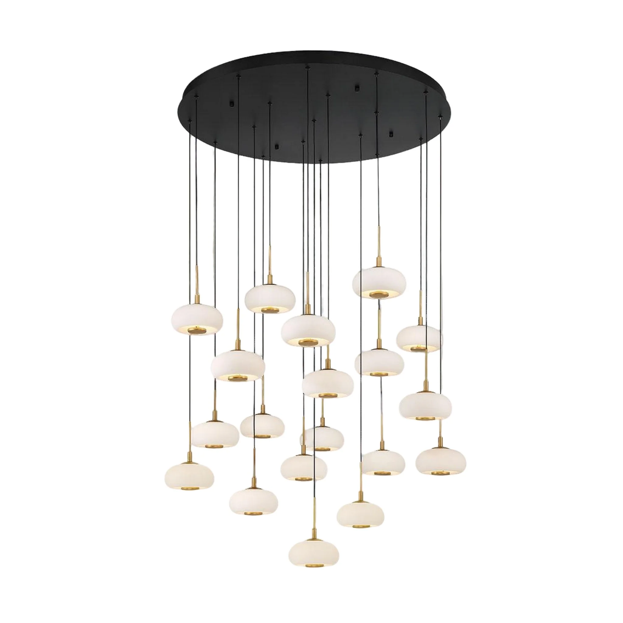 ADELFIA ROUND LED CHANDELIER (MULTIPLE SIZES) - Image 5