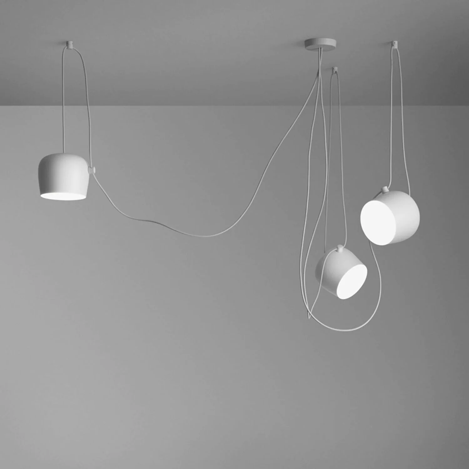 AIM LED PENDANT LIGHT (SET OF 3 WITH MULTICANOPY) BY RONAN AND ERWAN BOUROULLEC - Image 3