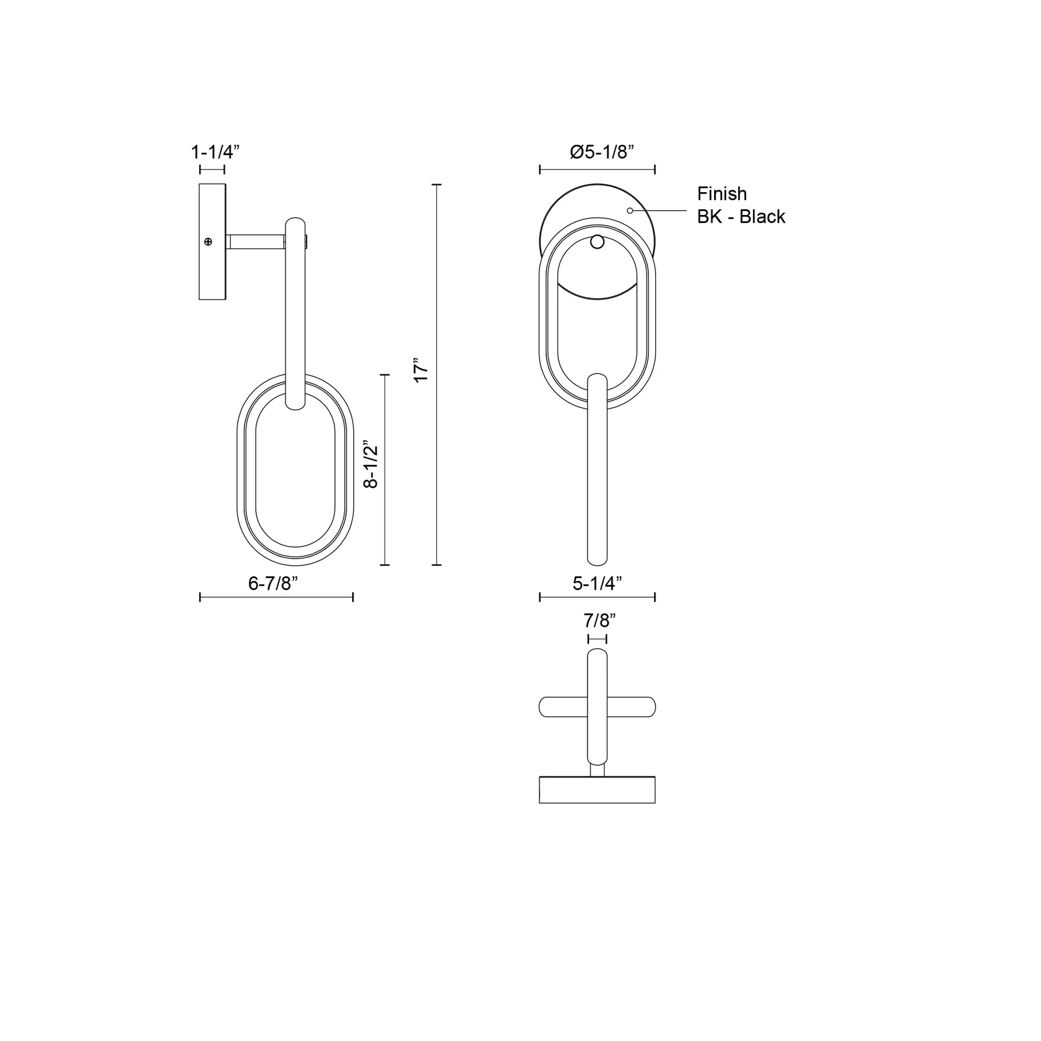 AIREN 17-INCH WALL SCONCE - Image 2