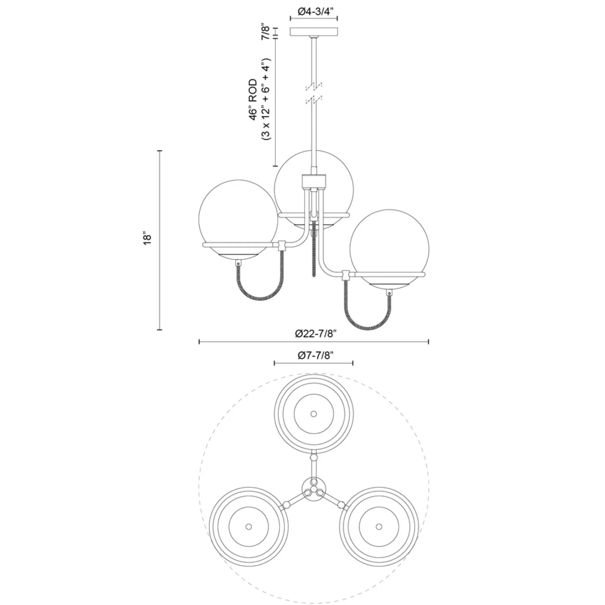 ALBA CHANDELIER (MULTIPLE SIZES) - Image 5