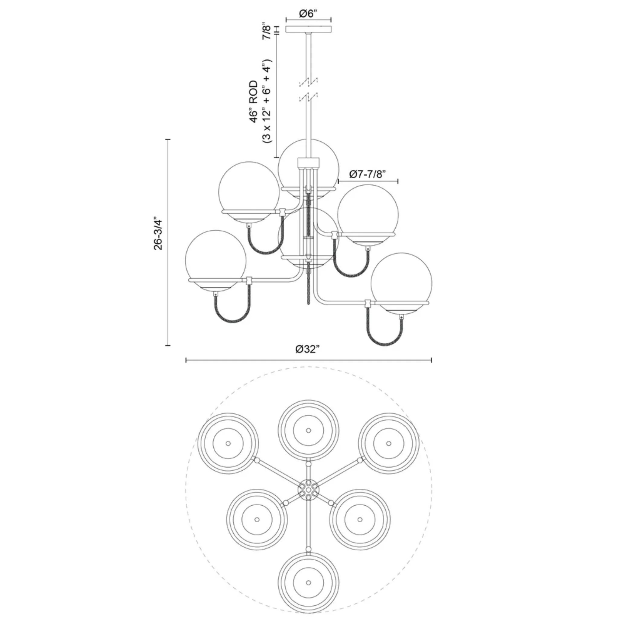 ALBA CHANDELIER (MULTIPLE SIZES) - Image 8