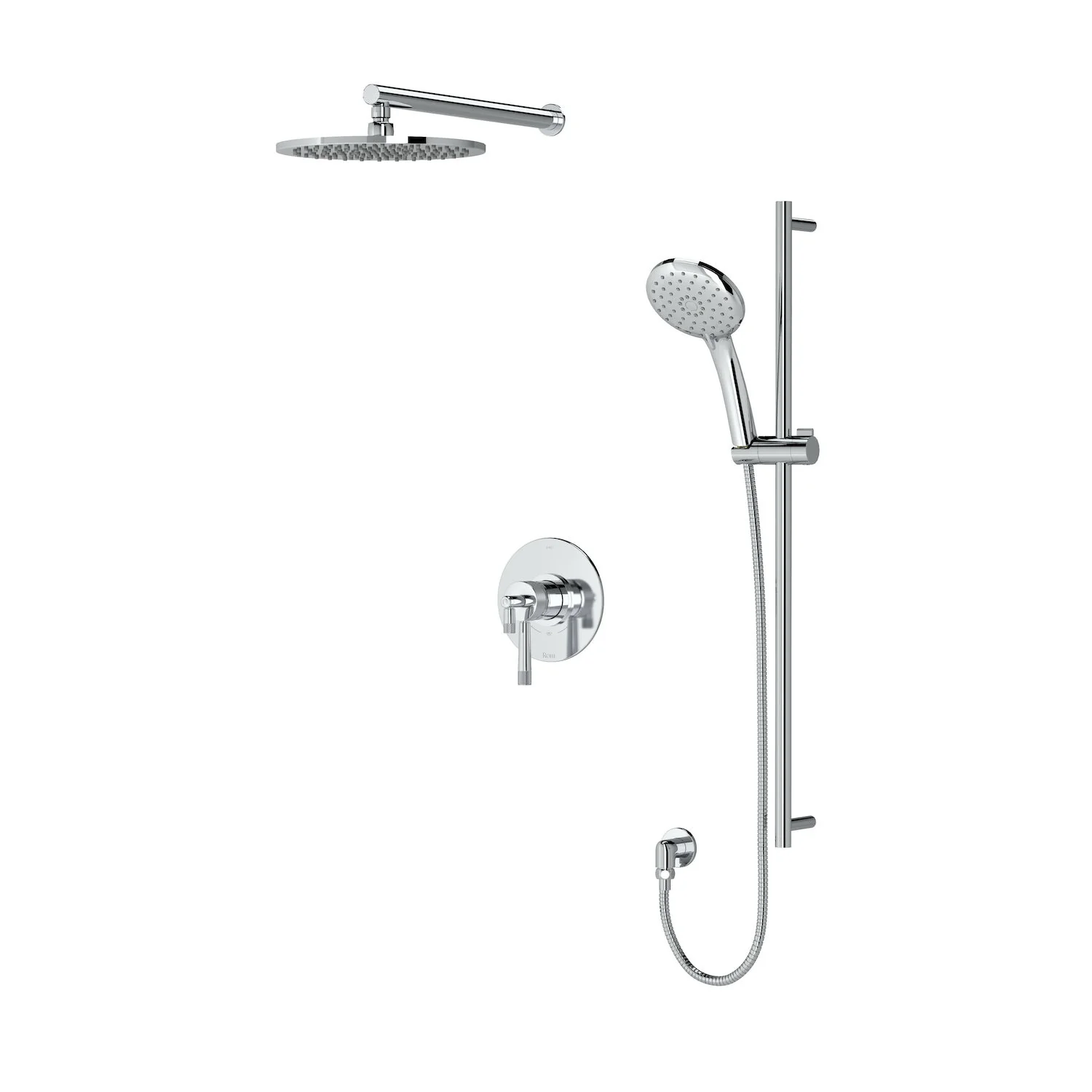 AMAHLE 1/2" THERMOSTATIC & PRESSURE BALANCE 3 FUNCTION SYSTEM TRIM WITH INTEGRATED VOLUME CONTROL - Image 2