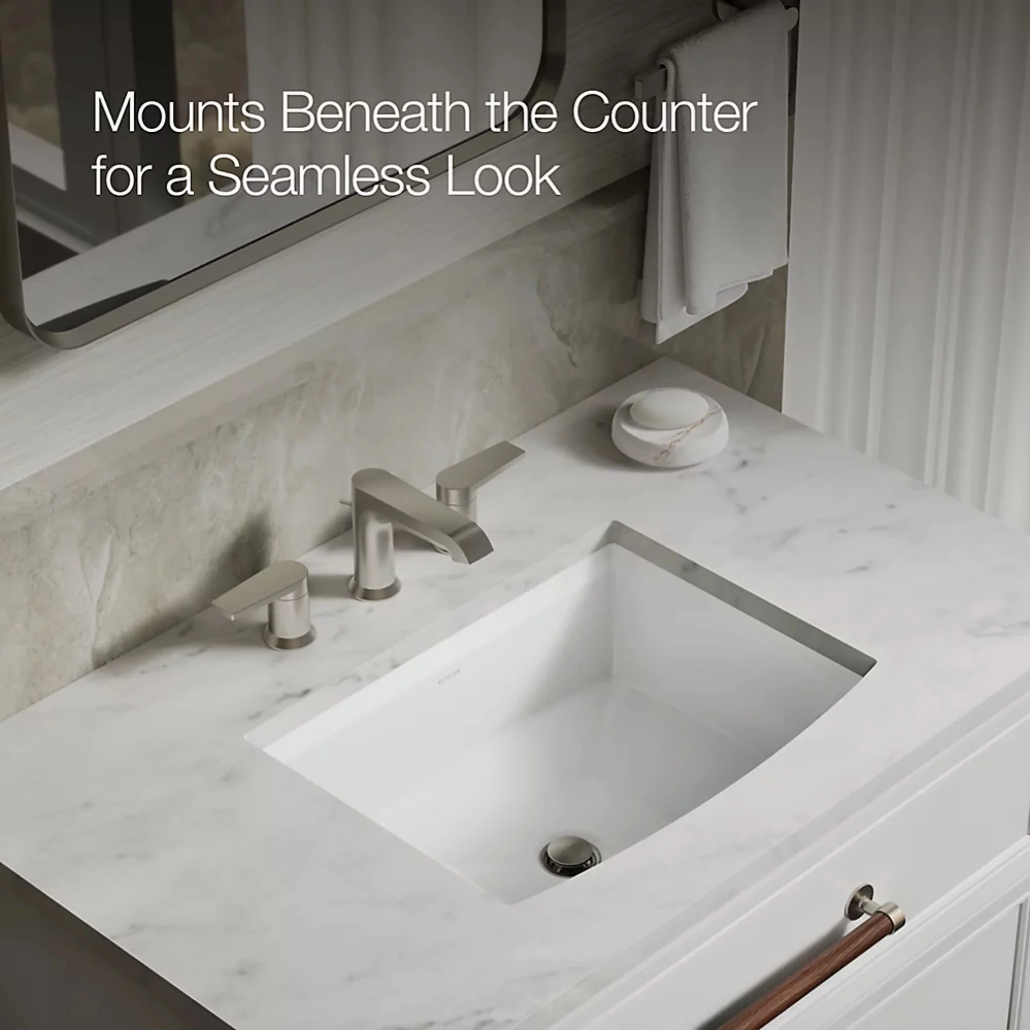 ARCHER 20-INCH RECTANGULAR UNDERMOUNT BATHROOM SINK - Image 16