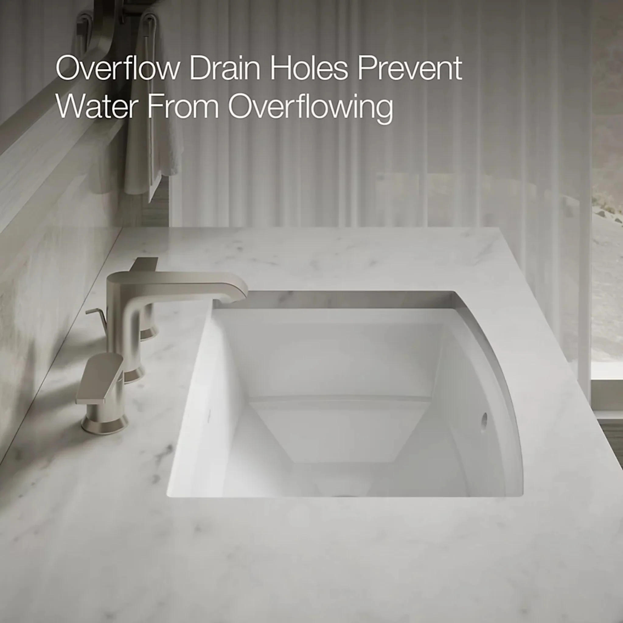 ARCHER 20-INCH RECTANGULAR UNDERMOUNT BATHROOM SINK - Image 17
