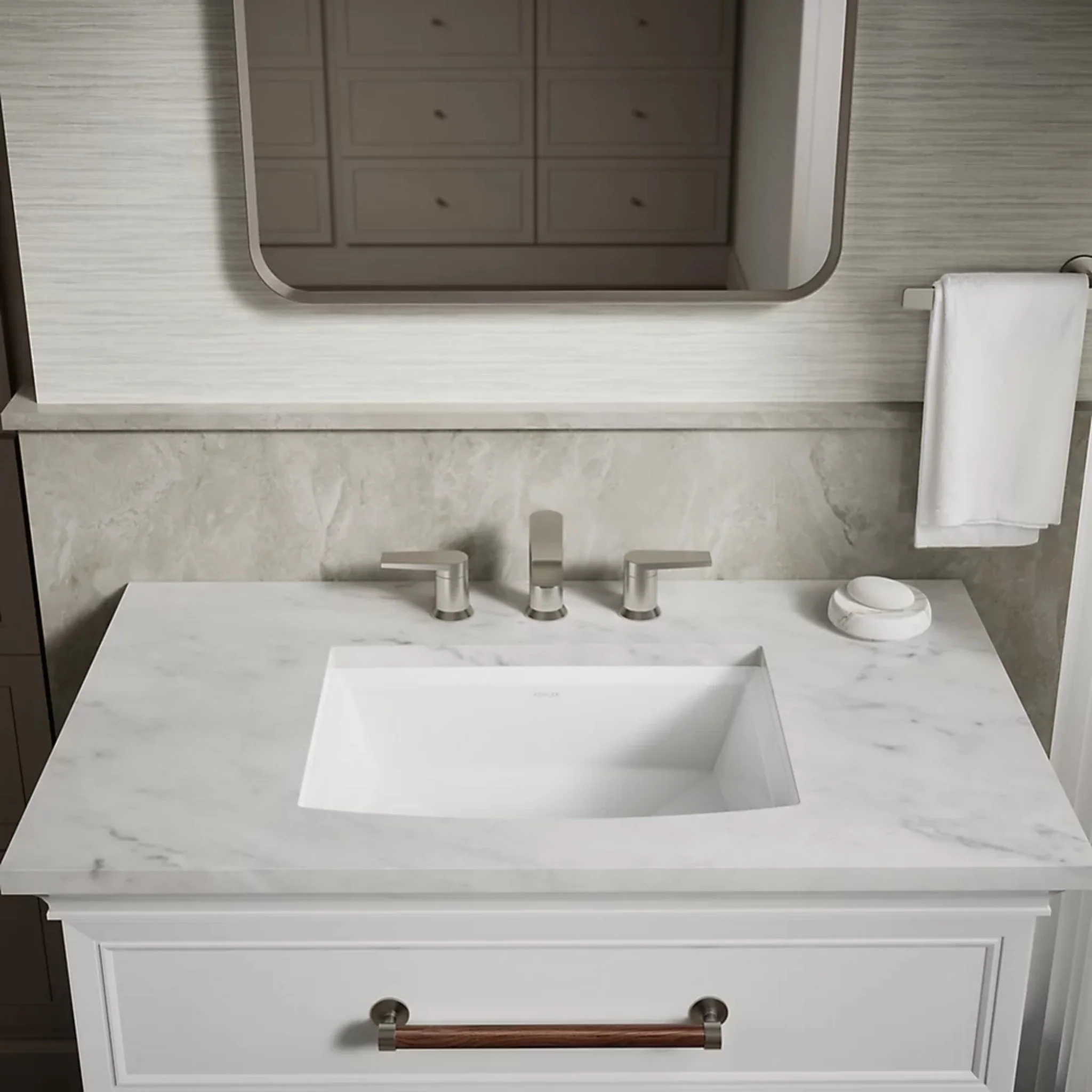 ARCHER 20-INCH RECTANGULAR UNDERMOUNT BATHROOM SINK - Image 20