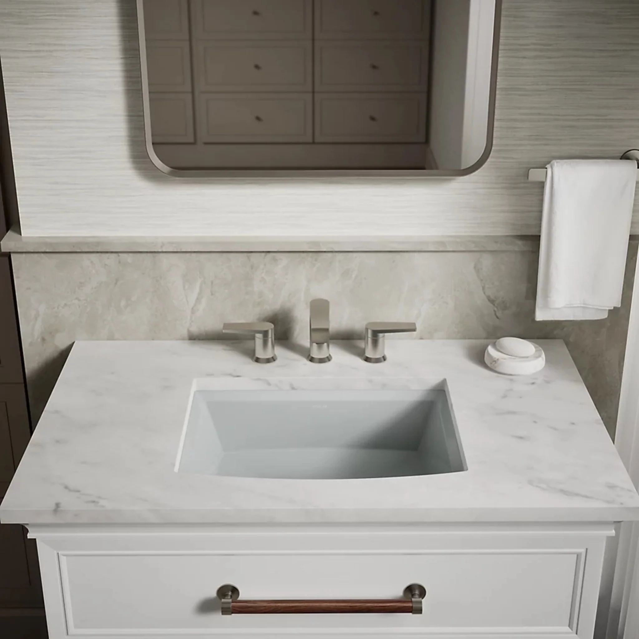 ARCHER 20-INCH RECTANGULAR UNDERMOUNT BATHROOM SINK - Image 24