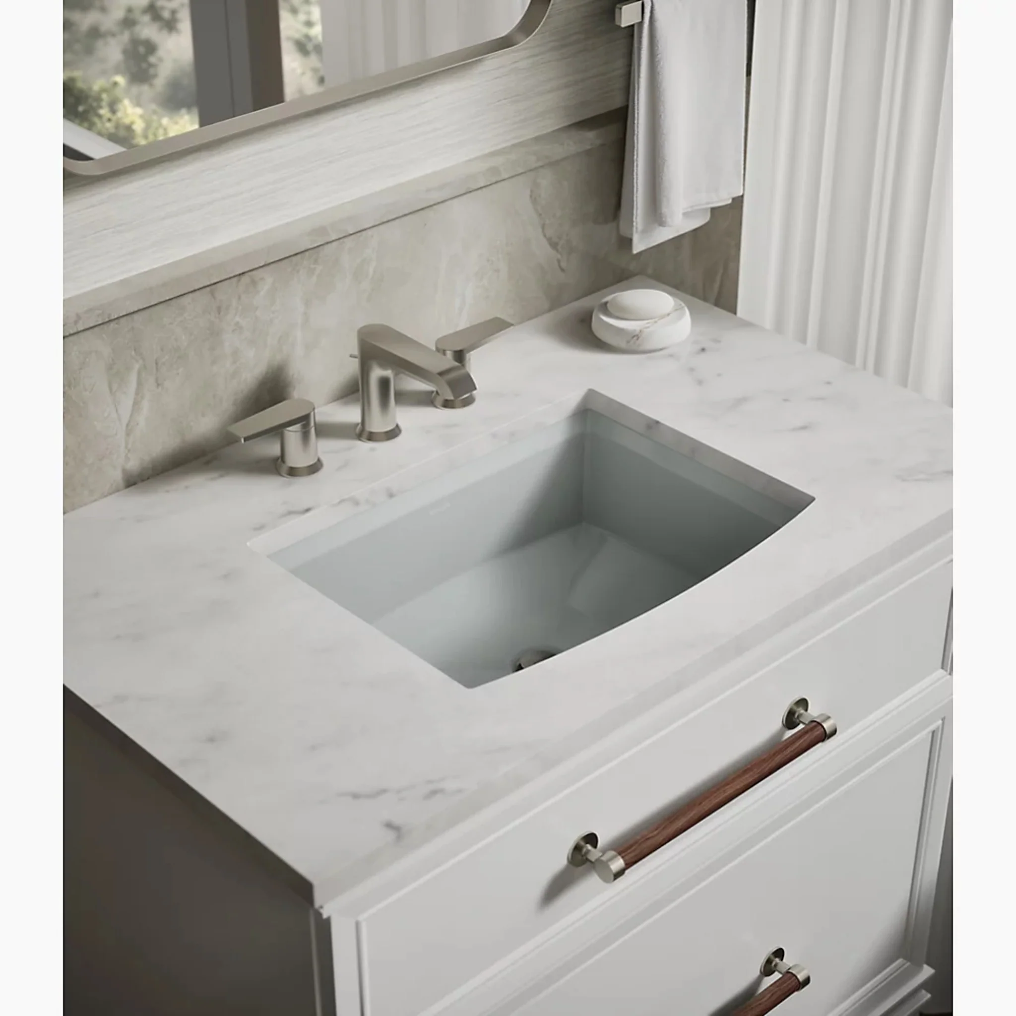 ARCHER 20-INCH RECTANGULAR UNDERMOUNT BATHROOM SINK - Image 26