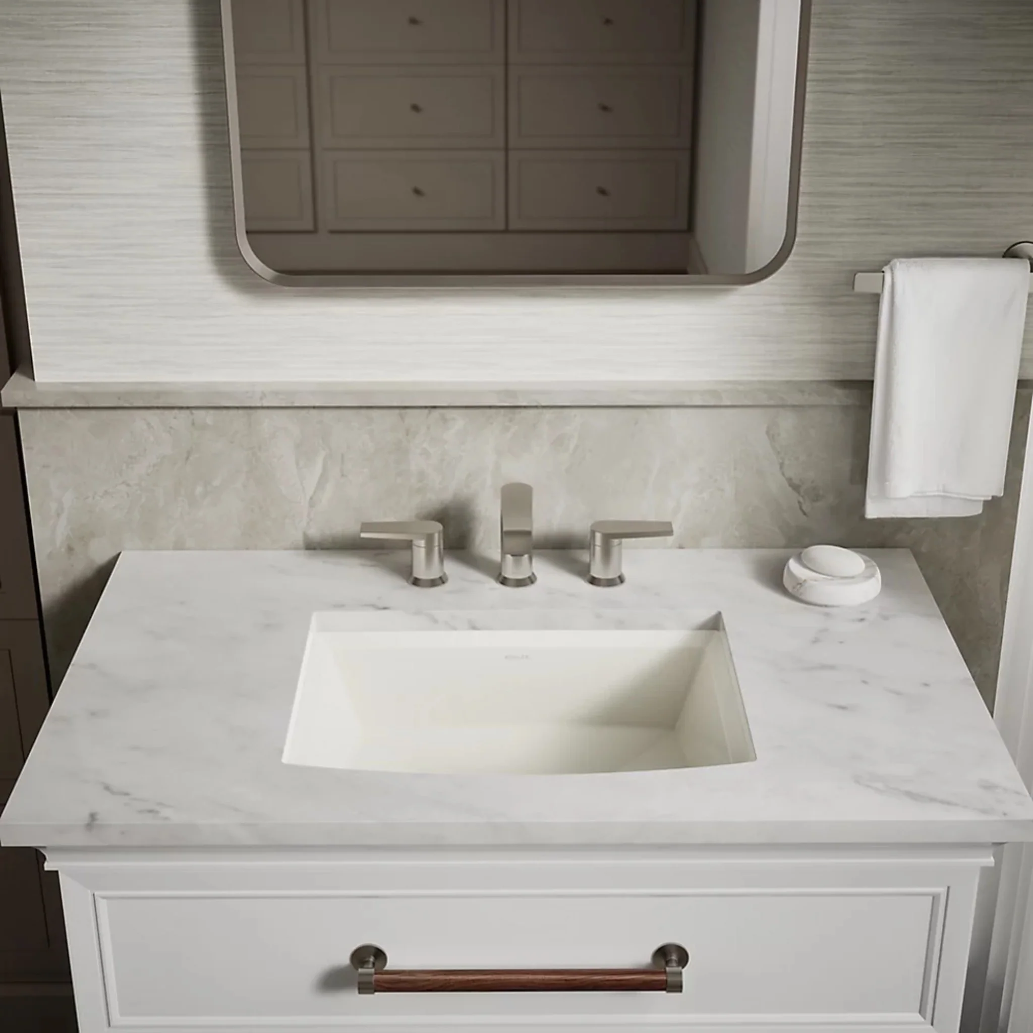 ARCHER 20-INCH RECTANGULAR UNDERMOUNT BATHROOM SINK - Image 30