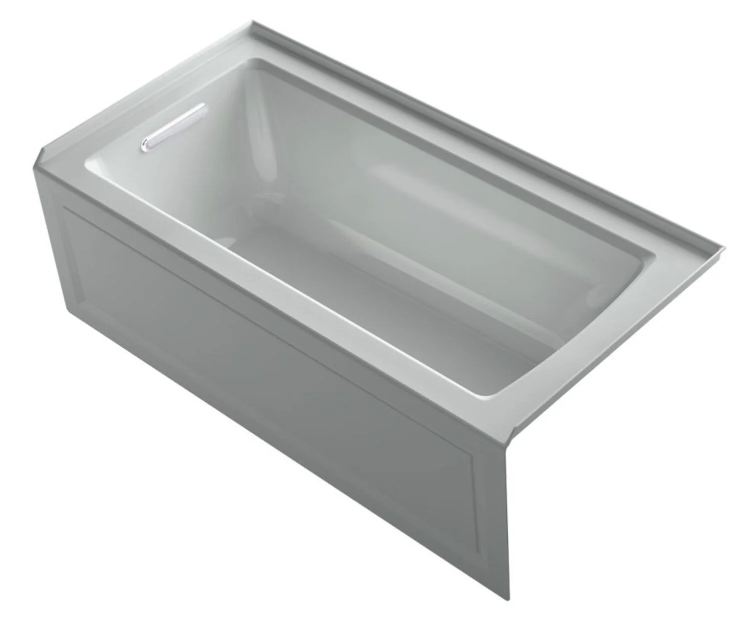 ARCHER® 60 X 30 INCHES ALCOVE BATHTUB WITH INTEGRAL APRON AND INTEGRAL FLANGE, LEFT-HAND DRAIN - Image 2