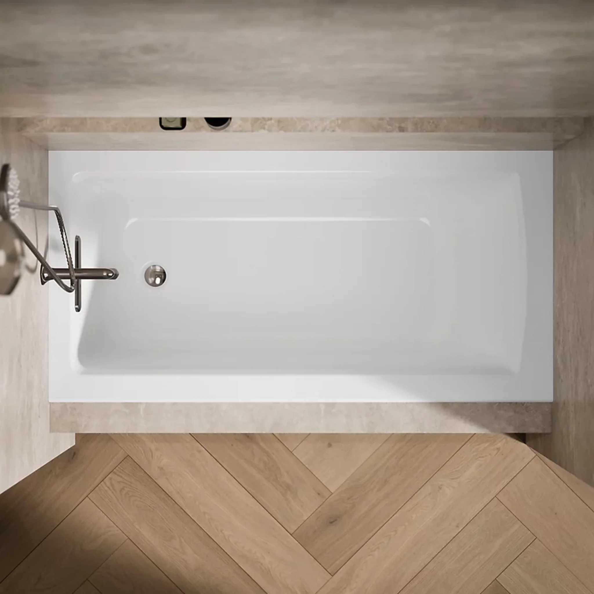 ARCHER 60 X 30 INCHES ALCOVE BATHTUB WITH INTEGRAL FLANGE - Image 15