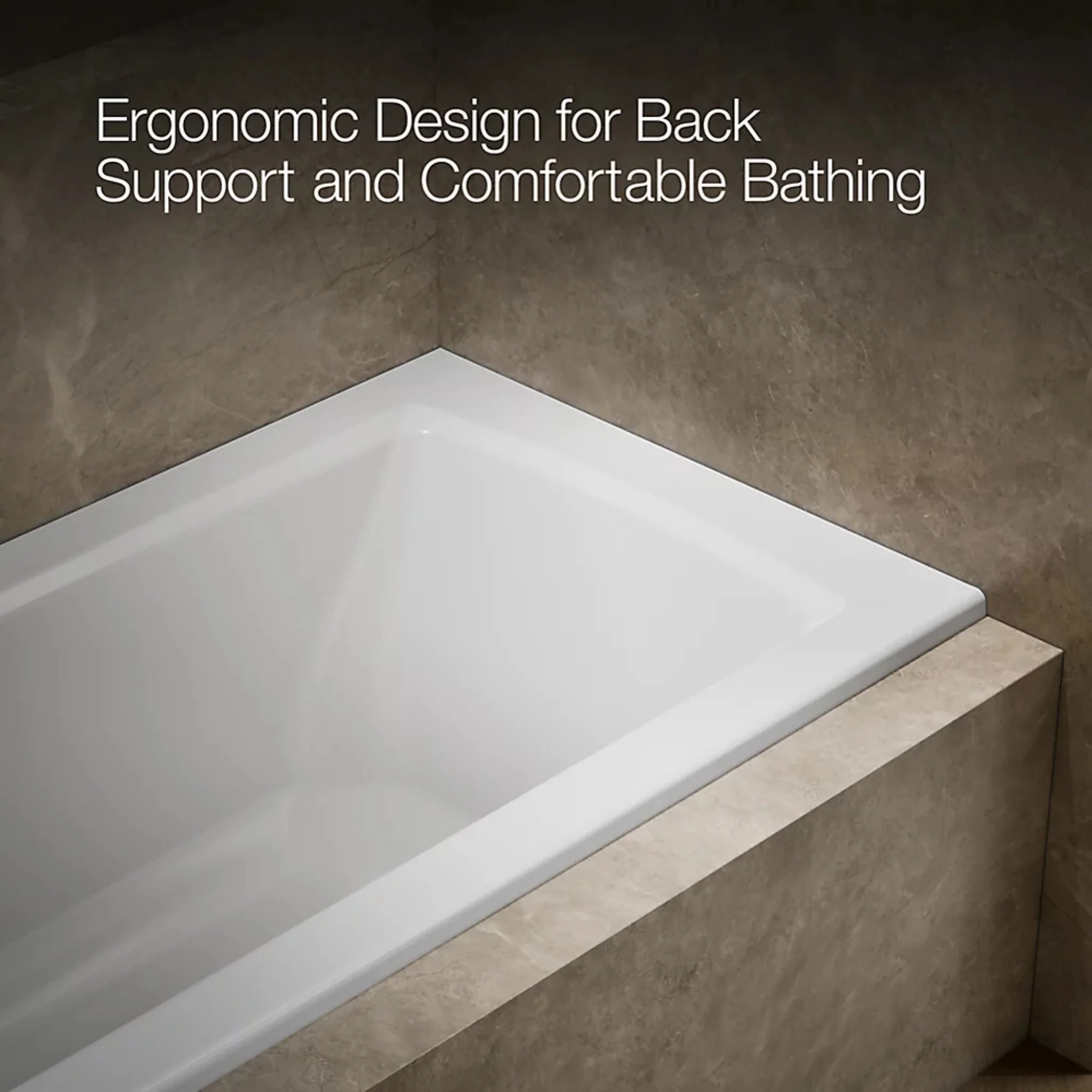 ARCHER 60 X 30 INCHES ALCOVE BATHTUB WITH INTEGRAL FLANGE - Image 18