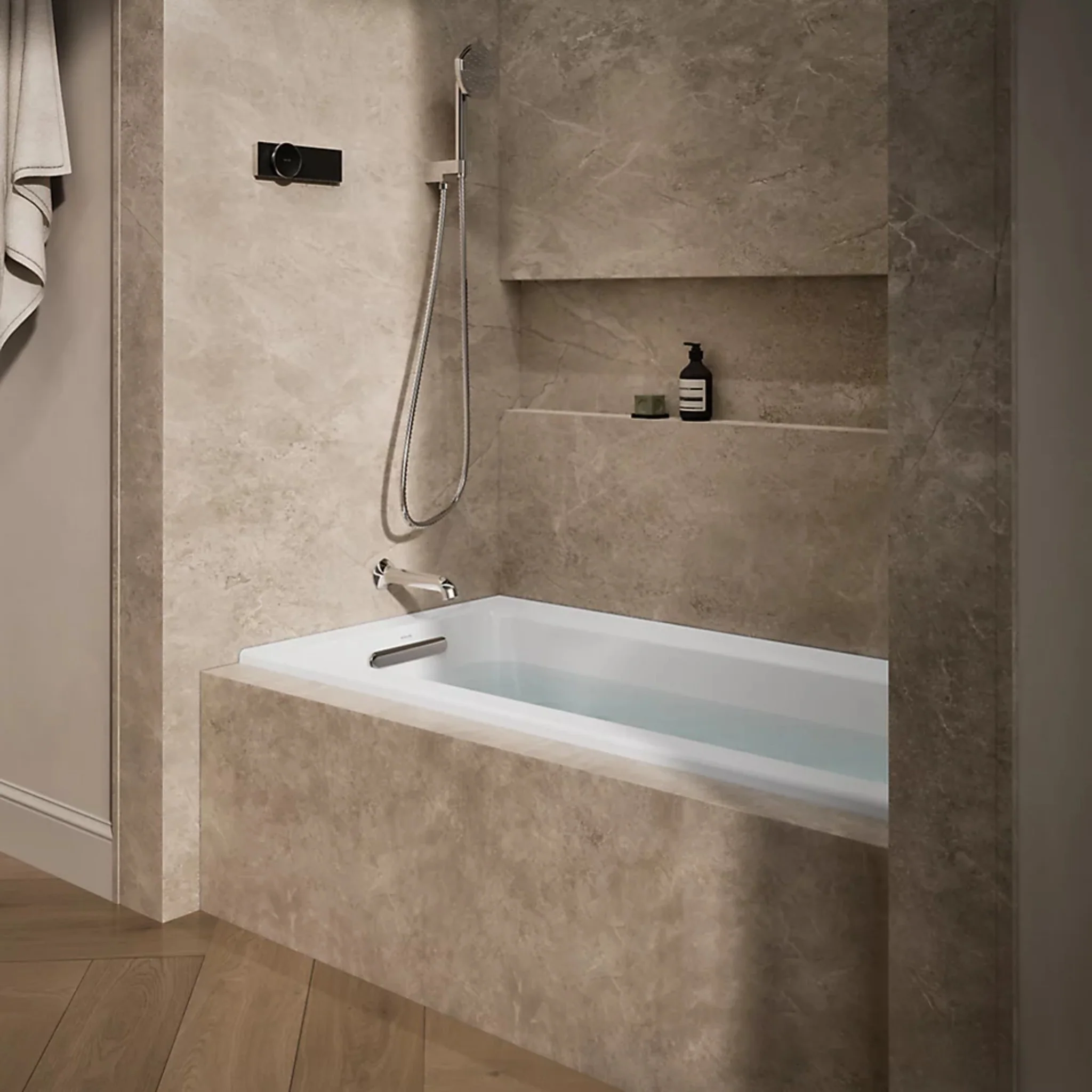 ARCHER 60 X 30 INCHES ALCOVE BATHTUB WITH INTEGRAL FLANGE - Image 2
