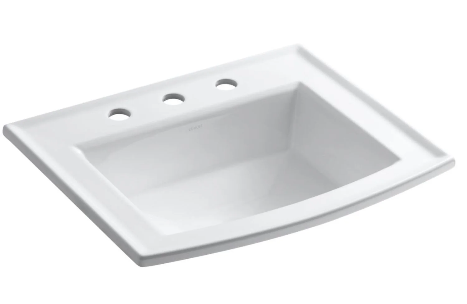 ARCHER® DROP IN BATHROOM SINK WITH 8-INCH WIDESPREAD FAUCET HOLES
