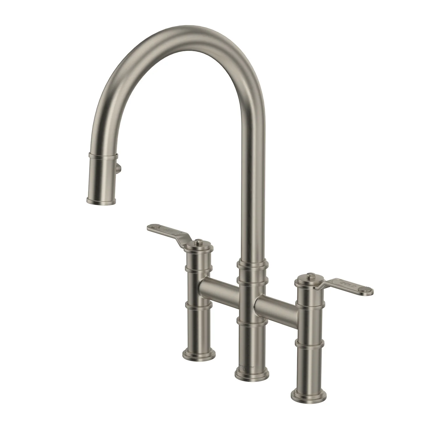 ARMSTRONG PULL-DOWN BRIDGE KITCHEN FAUCET WITH C-SPOUT - Image 4