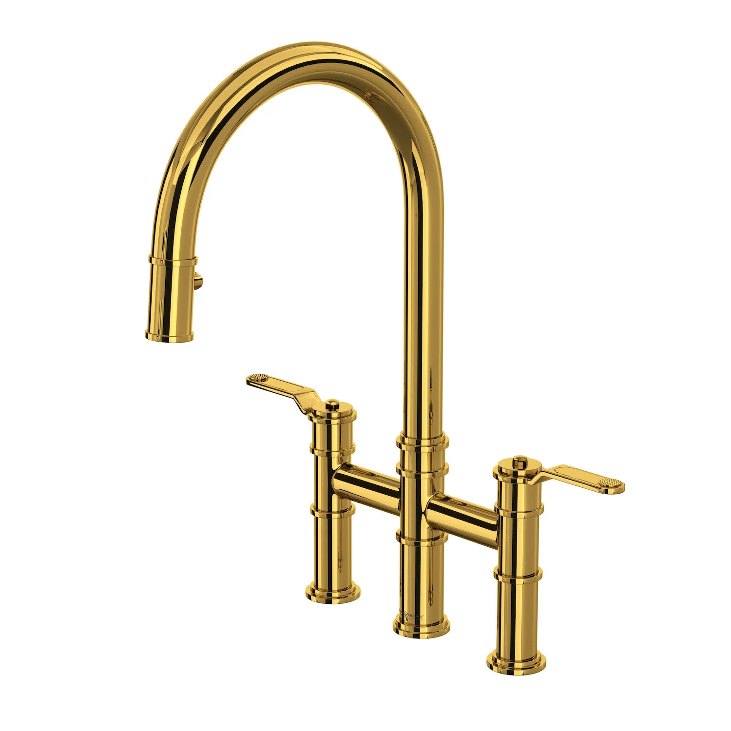 ARMSTRONG PULL-DOWN BRIDGE KITCHEN FAUCET WITH C-SPOUT - Image 5