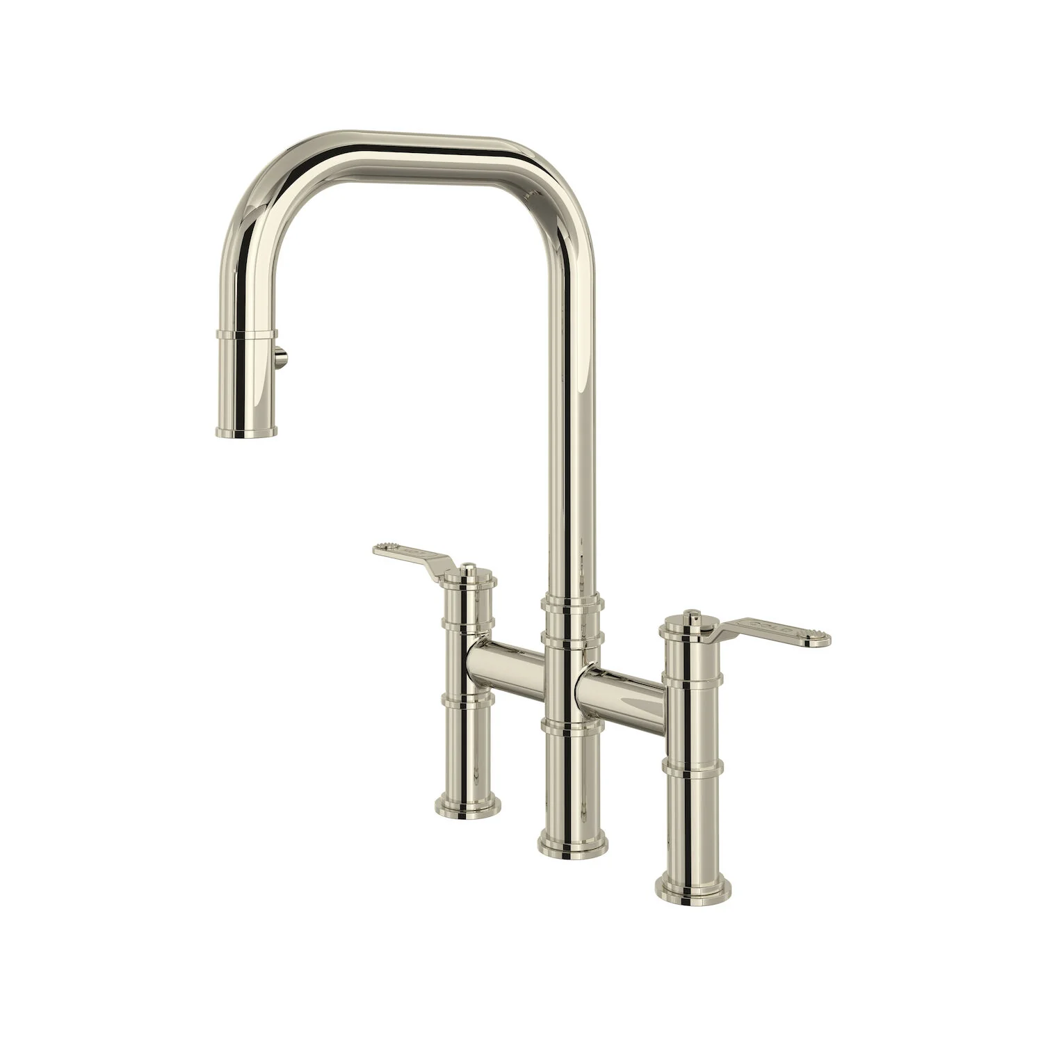 ARMSTRONG PULL-DOWN BRIDGE KITCHEN FAUCET WITH U-SPOUT - Image 3