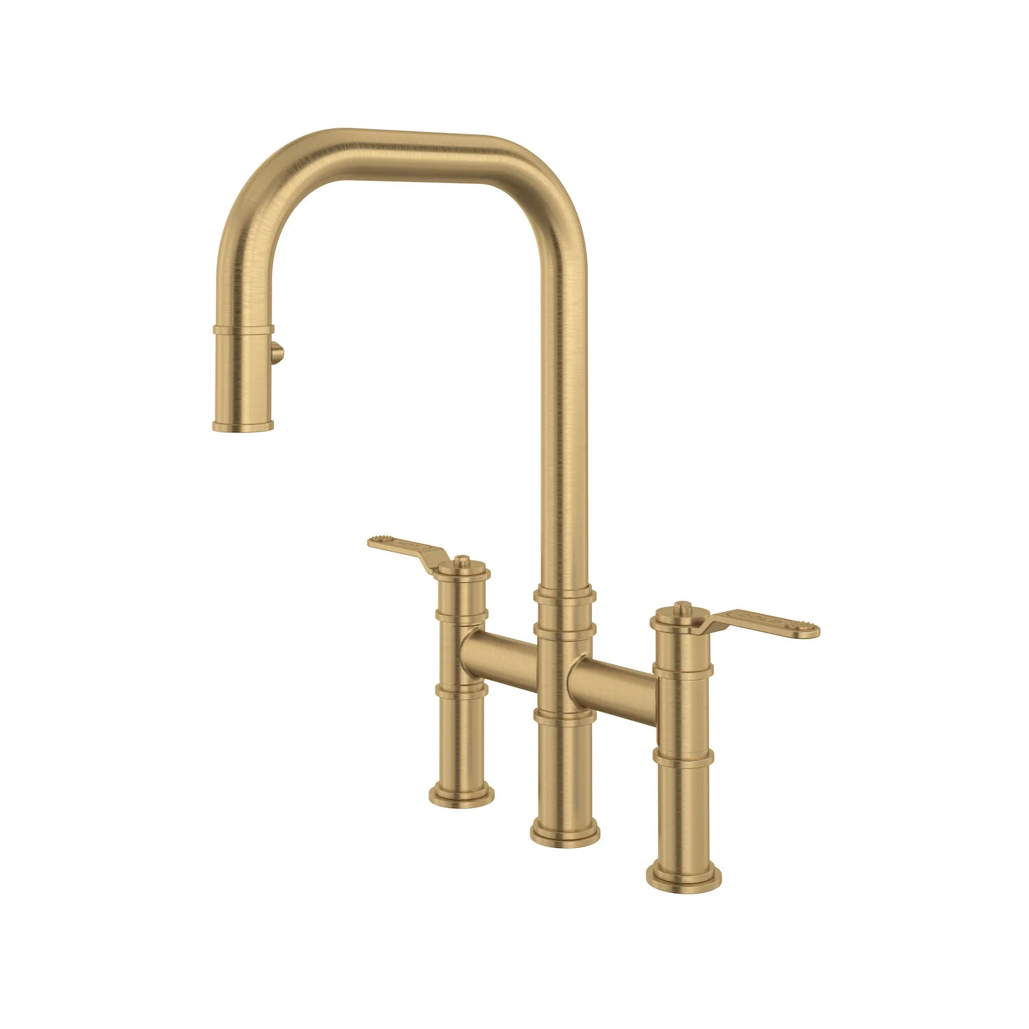 ARMSTRONG PULL-DOWN BRIDGE KITCHEN FAUCET WITH U-SPOUT - Image 4