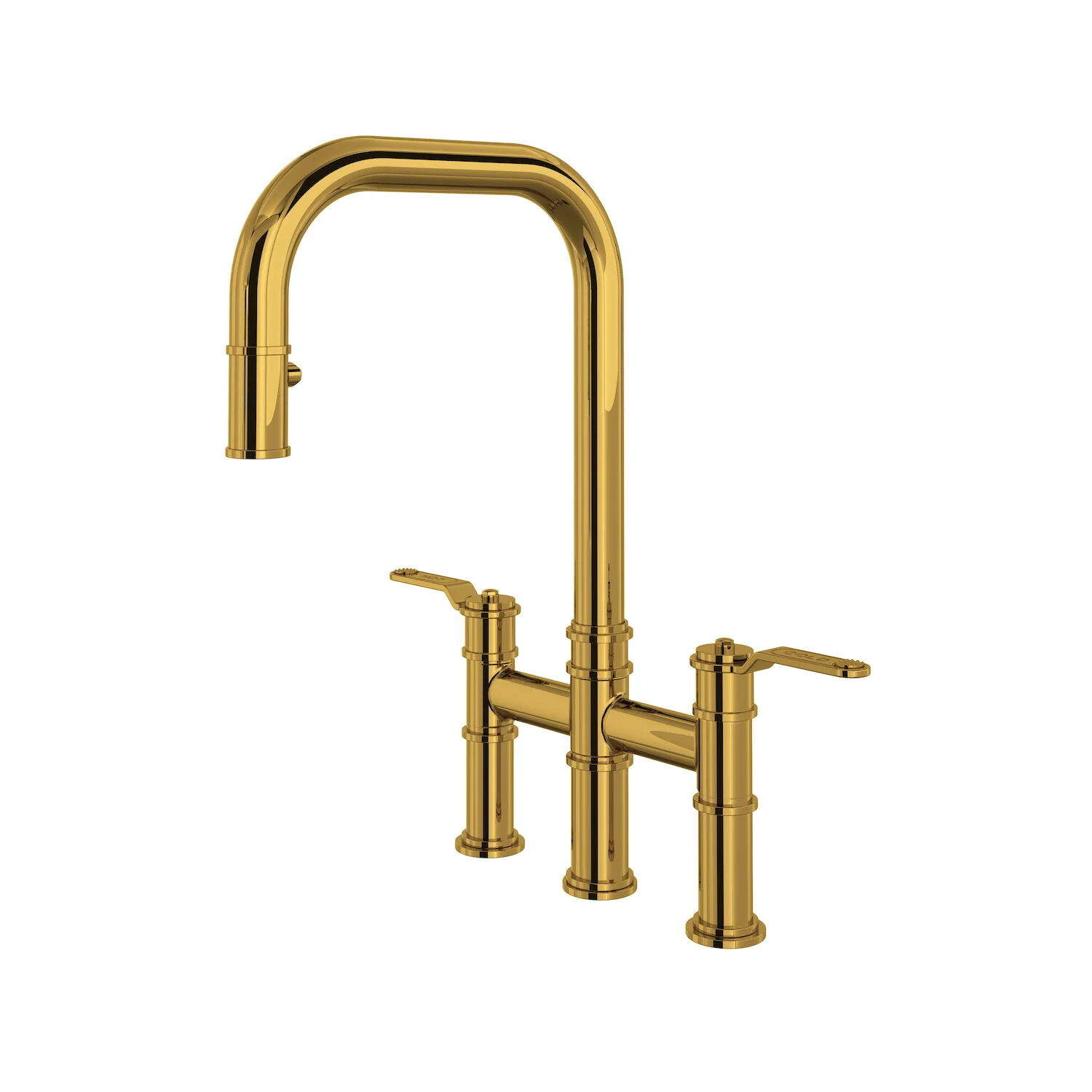 ARMSTRONG PULL-DOWN BRIDGE KITCHEN FAUCET WITH U-SPOUT - Image 5