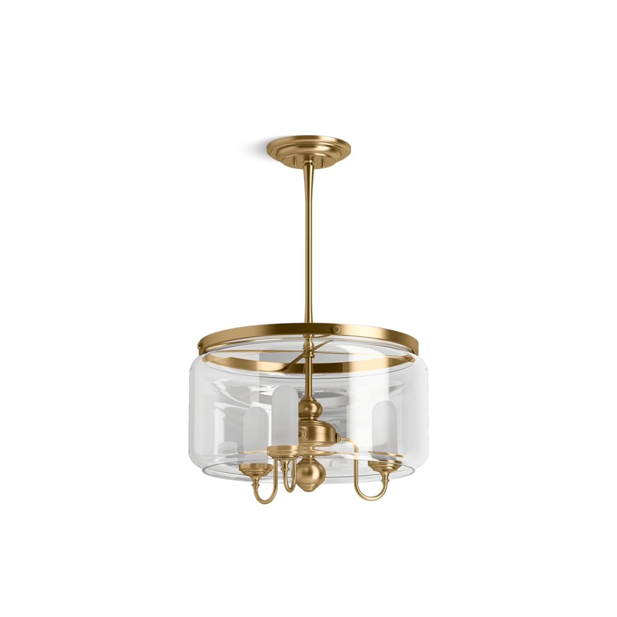 ARTIFACTS 3-LIGHT CHANDELIER - DRUM