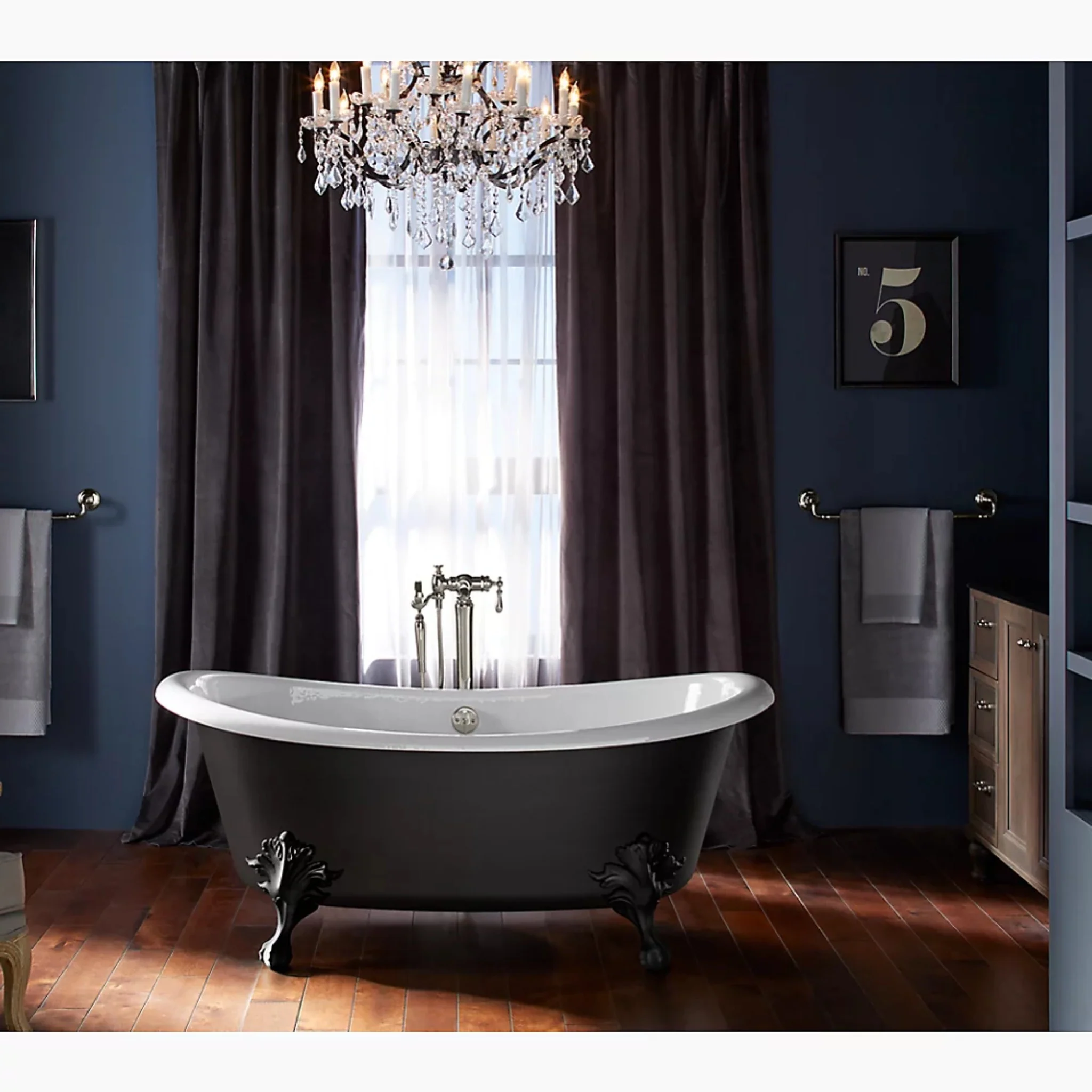 ARTIFACTS 66 X 32 INCHES FREESTANDING OVAL BATHTUB - Image 19
