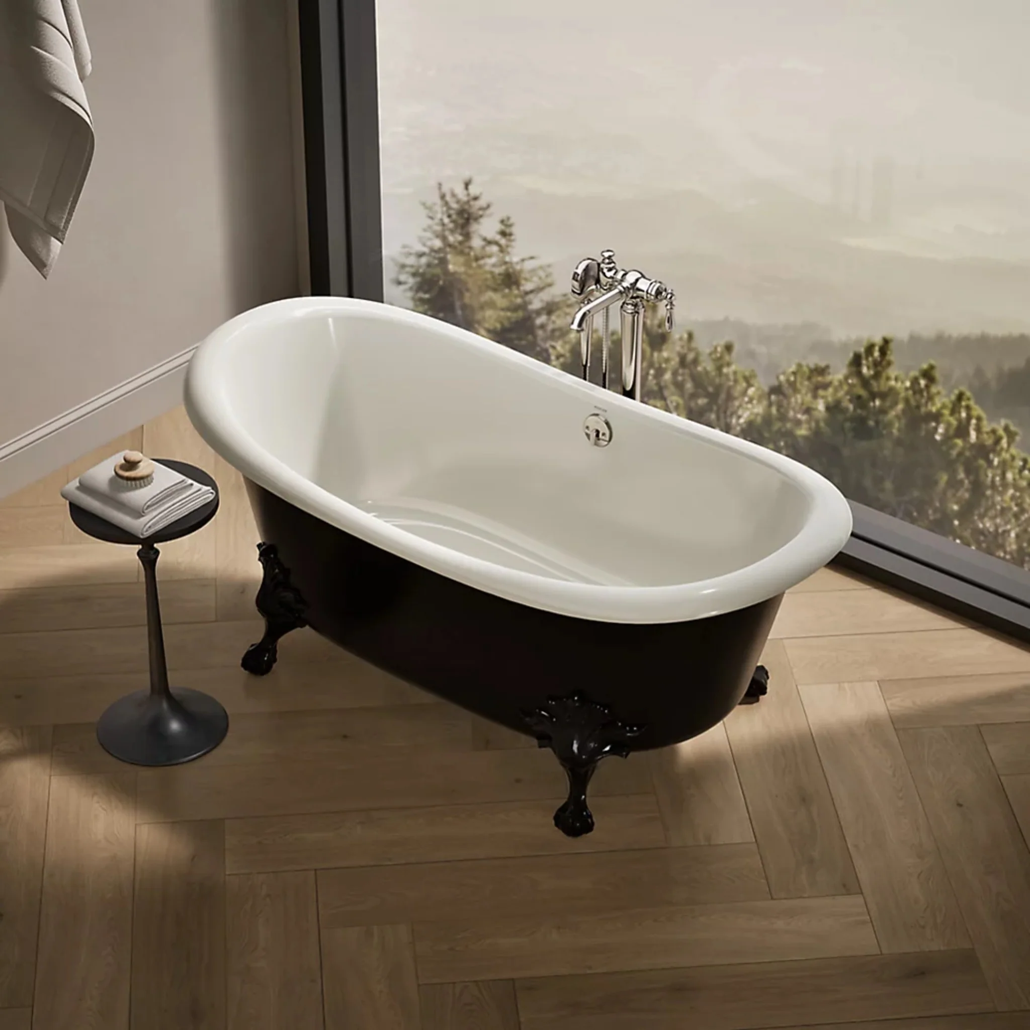 ARTIFACTS 66 X 32 INCHES FREESTANDING OVAL BATHTUB - Image 21