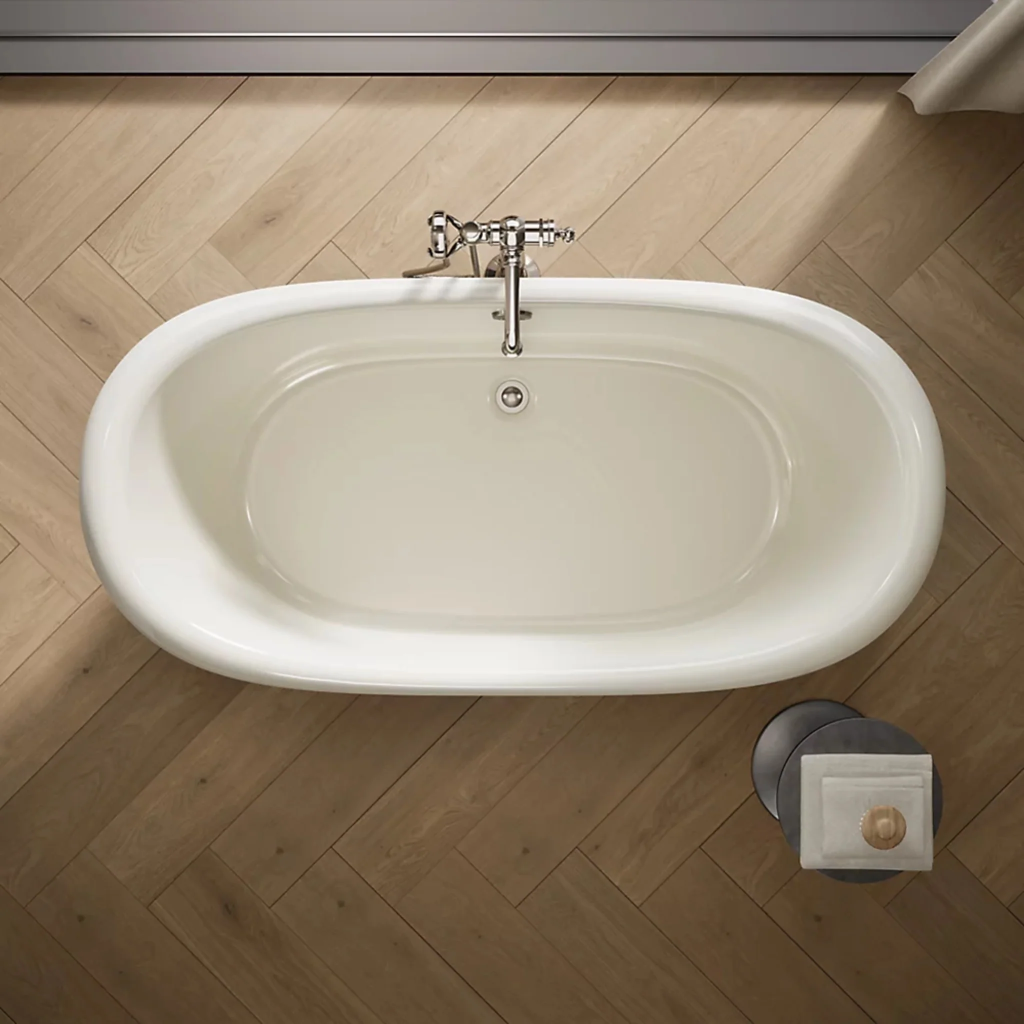 ARTIFACTS 66 X 32 INCHES FREESTANDING OVAL BATHTUB - Image 23