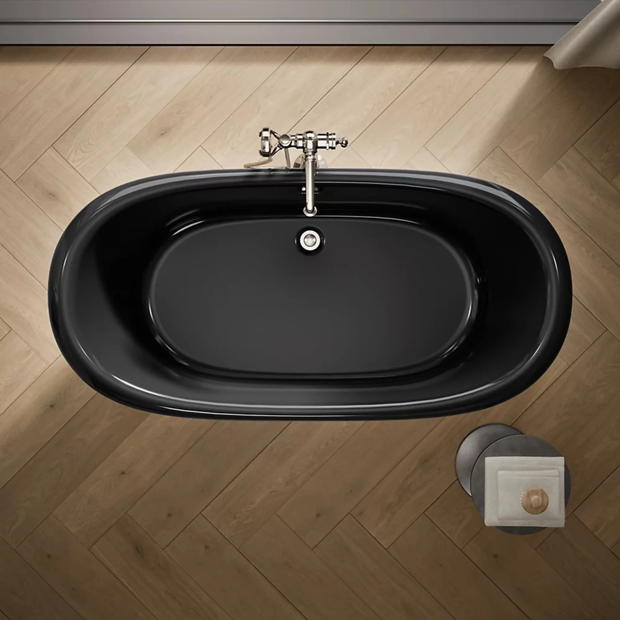 ARTIFACTS 66 X 32 INCHES FREESTANDING OVAL BATHTUB - Image 25
