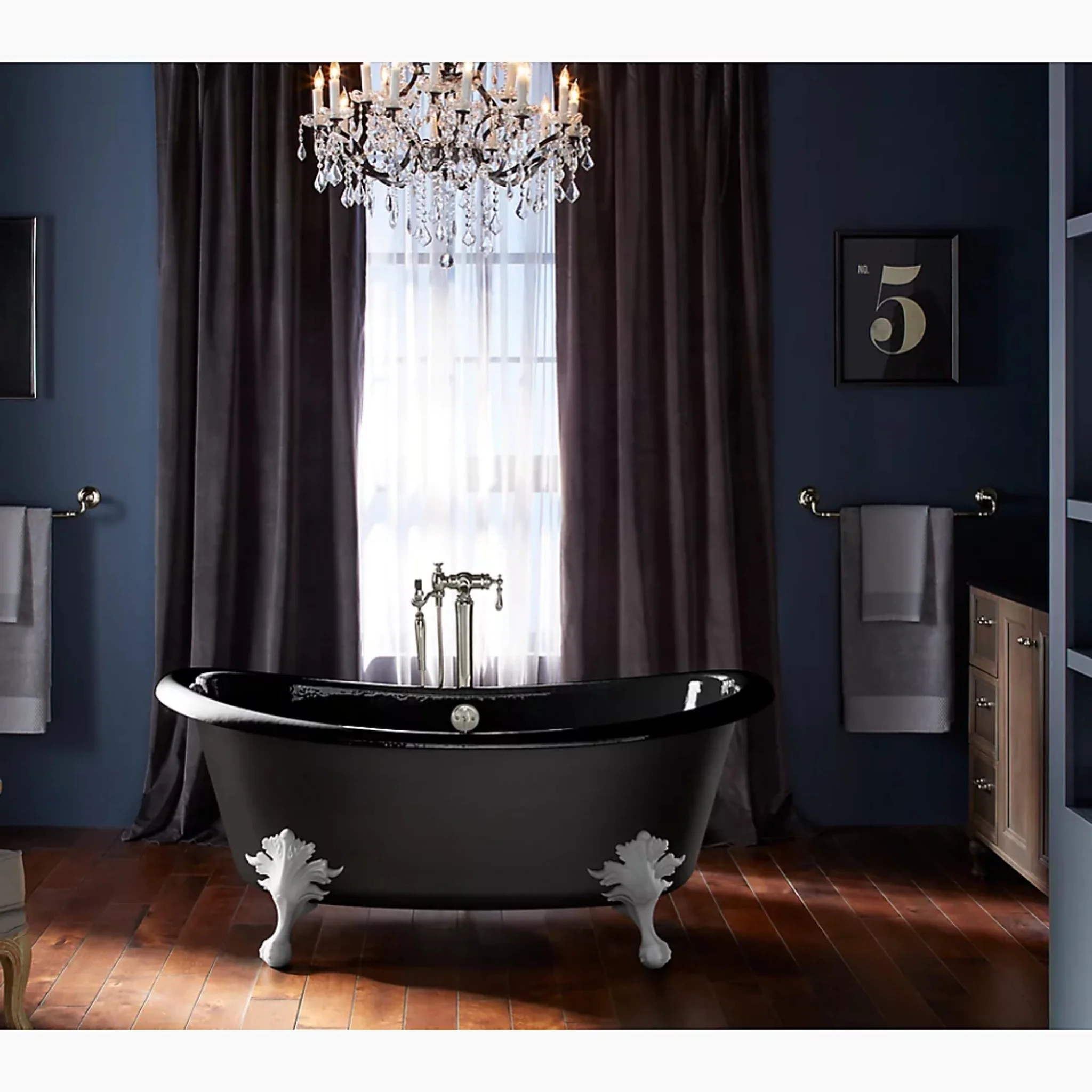 ARTIFACTS 66 X 32 INCHES FREESTANDING OVAL BATHTUB - Image 29