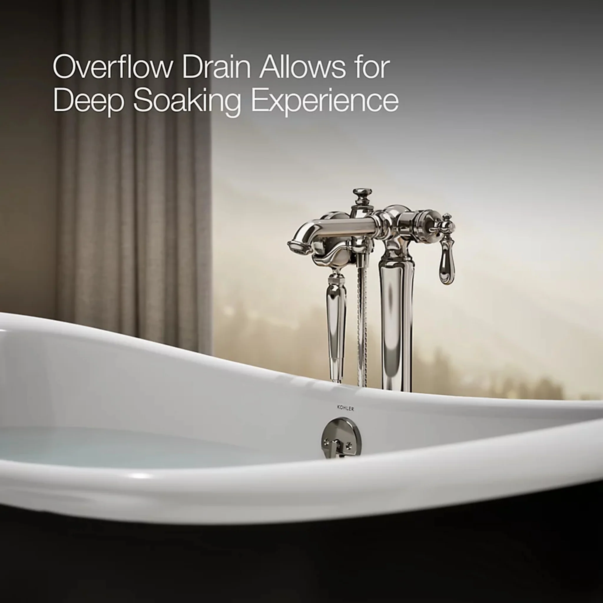 ARTIFACTS 66 X 32 INCHES FREESTANDING OVAL BATHTUB - Image 9