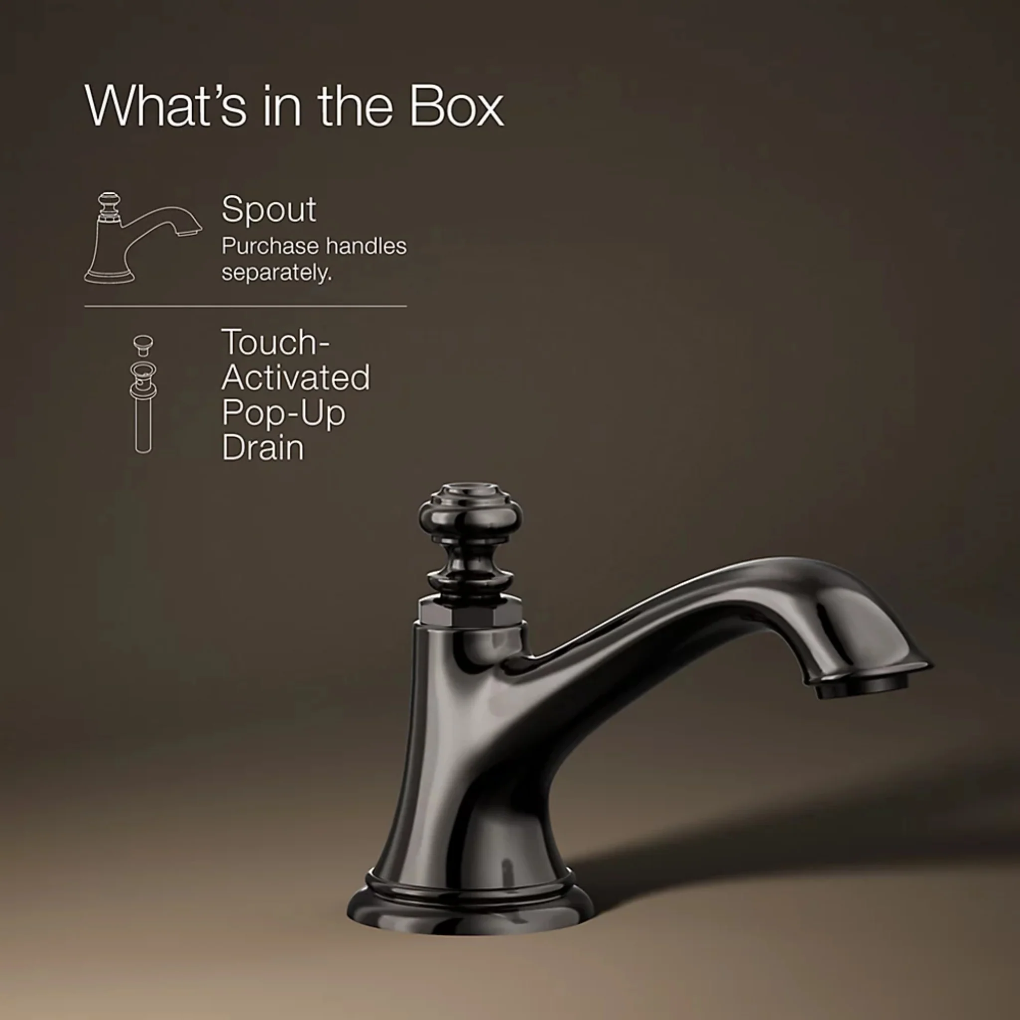 ARTIFACTS BATHROOM SINK FAUCET SPOUT WITH BELL DESIGN - Image 30