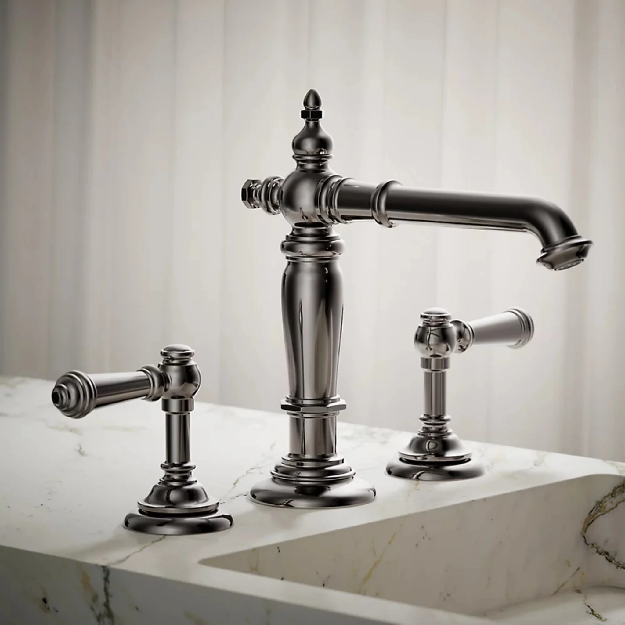 ARTIFACTS BATHROOM SINK FAUCET SPOUT WITH COLUMN DESIGN - Image 17