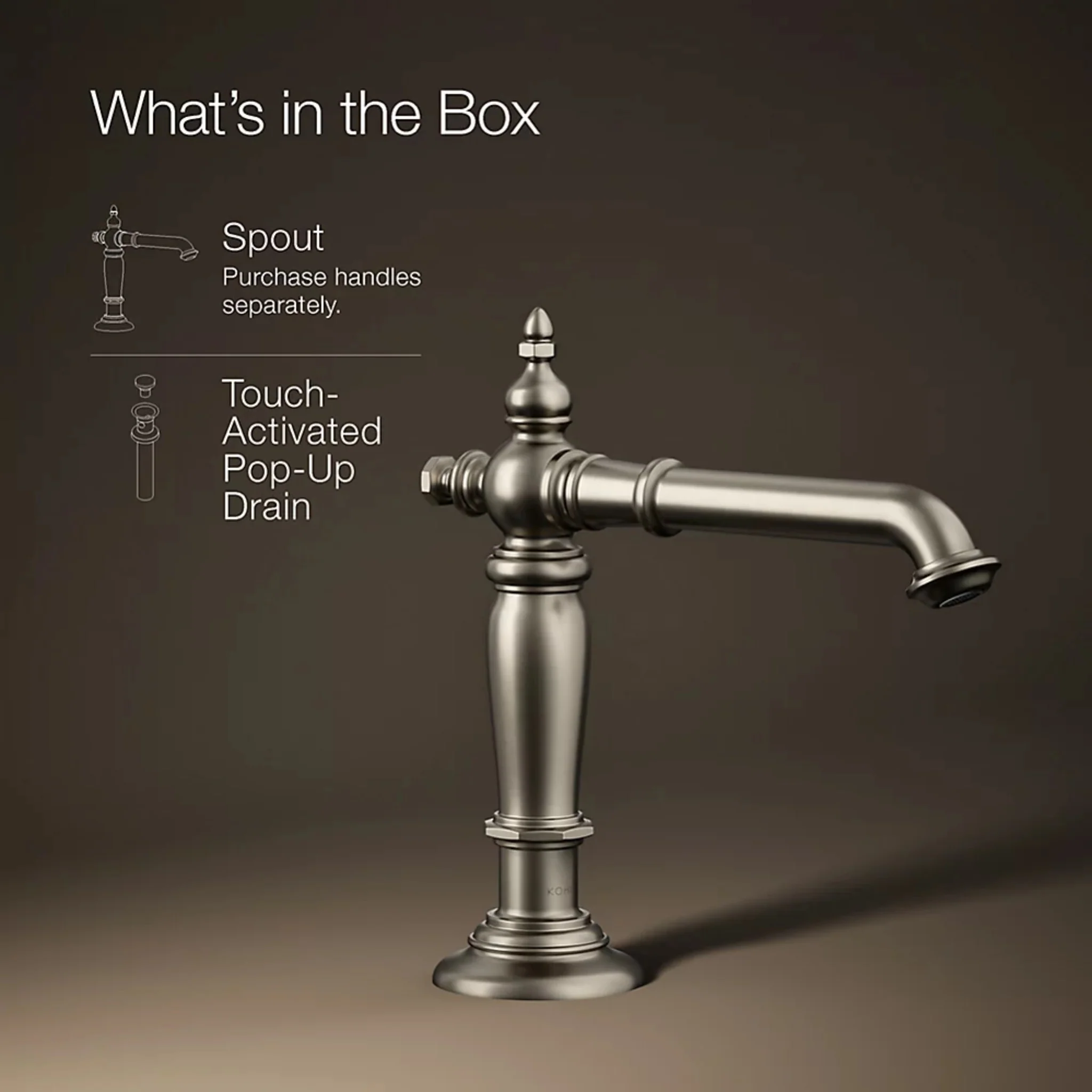 ARTIFACTS BATHROOM SINK FAUCET SPOUT WITH COLUMN DESIGN - Image 21