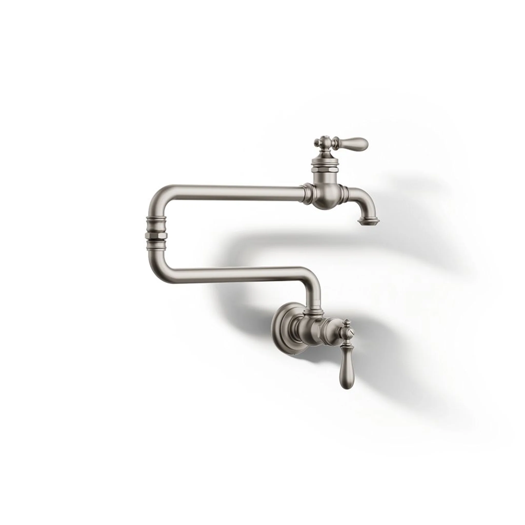 ARTIFACTS® SINGLE-HOLE WALL-MOUNT POT FILLER KITCHEN SINK FAUCET WITH 22-INCH EXTENDED SPOUT - Image 4