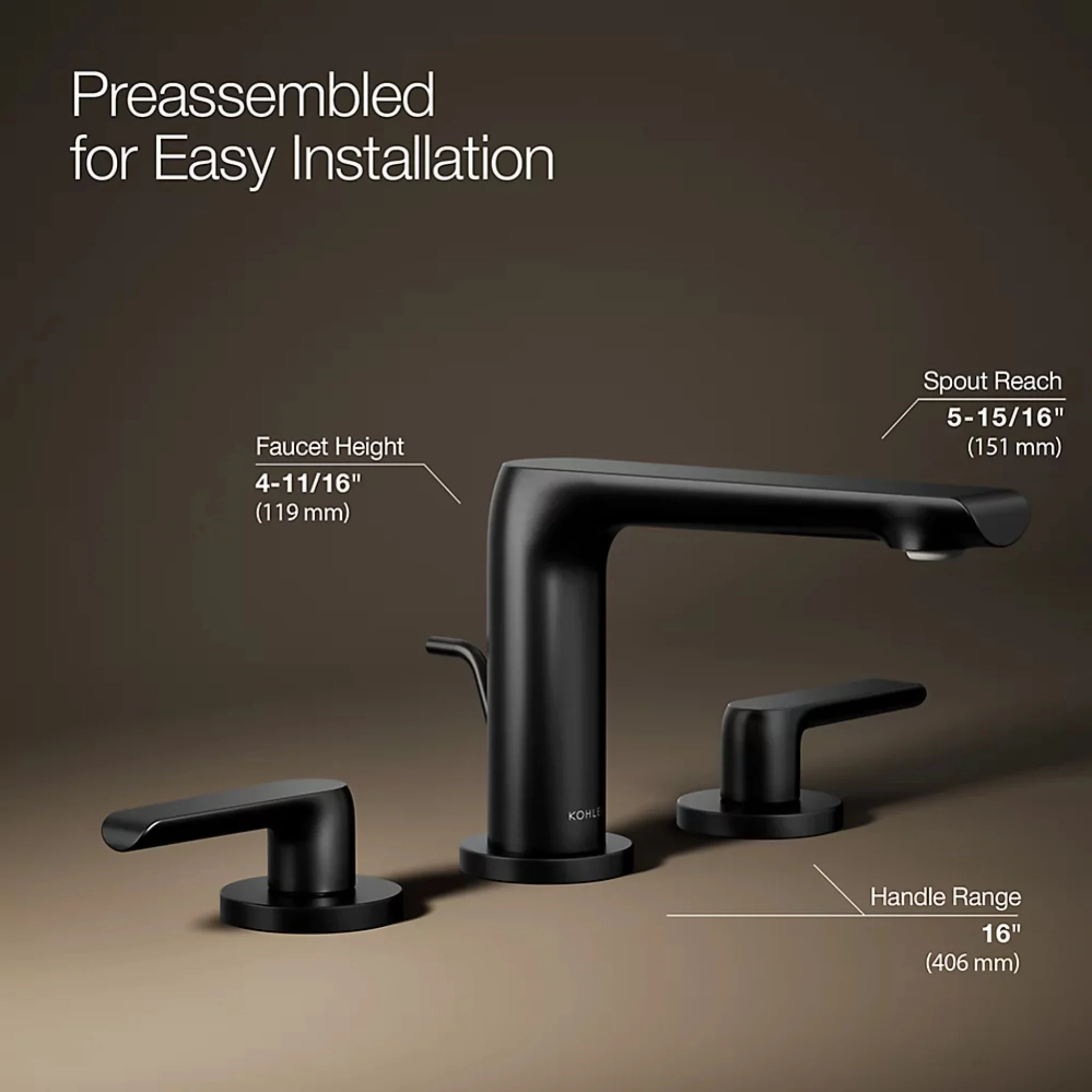 AVID WIDESPREAD BATHROOM SINK FAUCET - Image 13