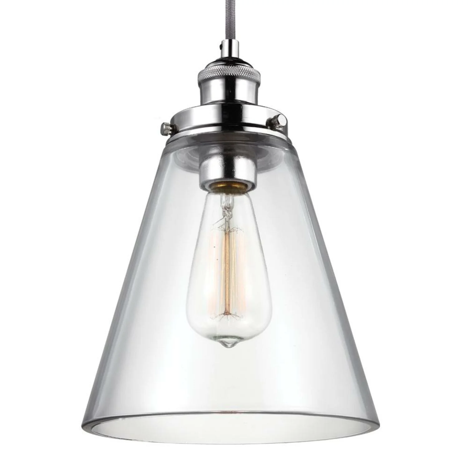 BASKIN 1-LIGHT PENDANT, 8 1/2-INCH DIAMETER - Image 2