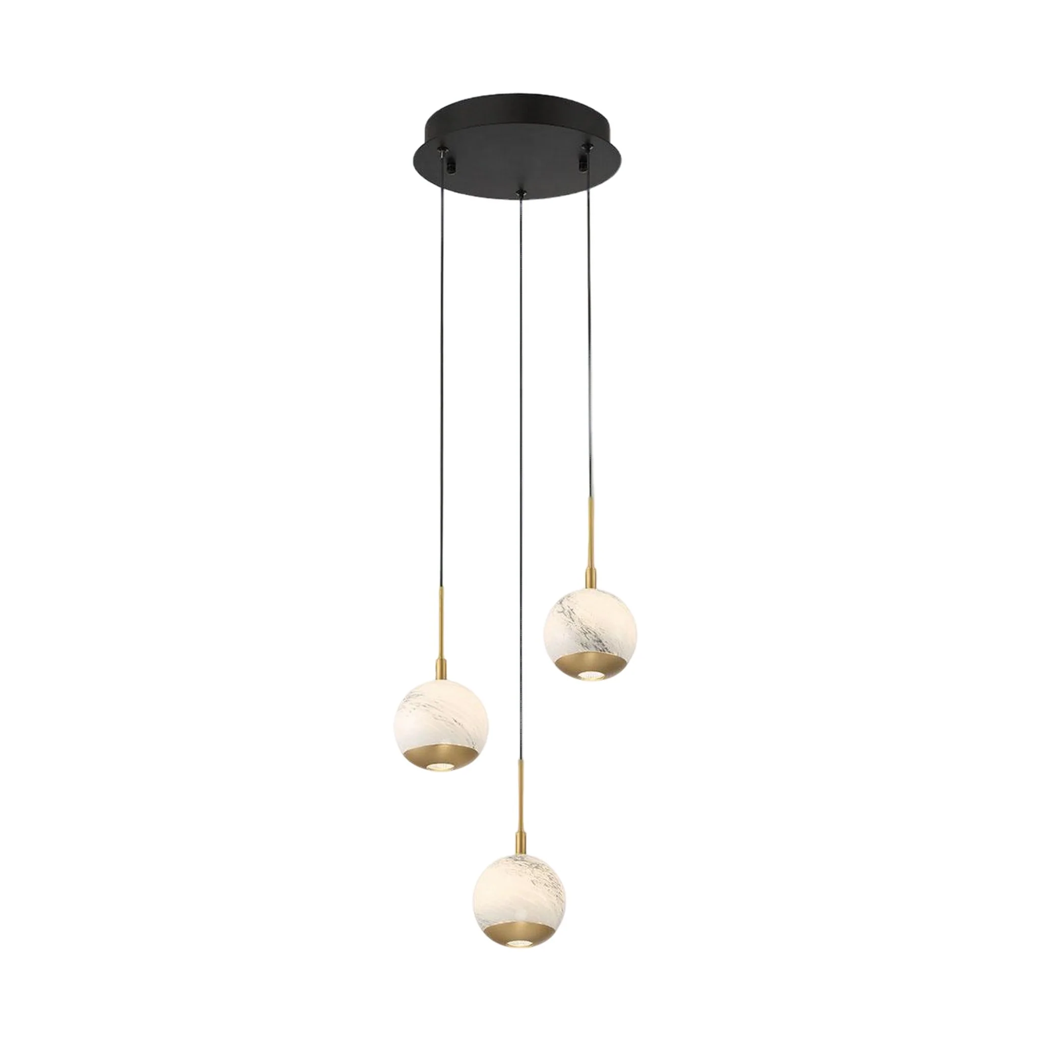 BAVENO 3-LIGHT LED PENDANT