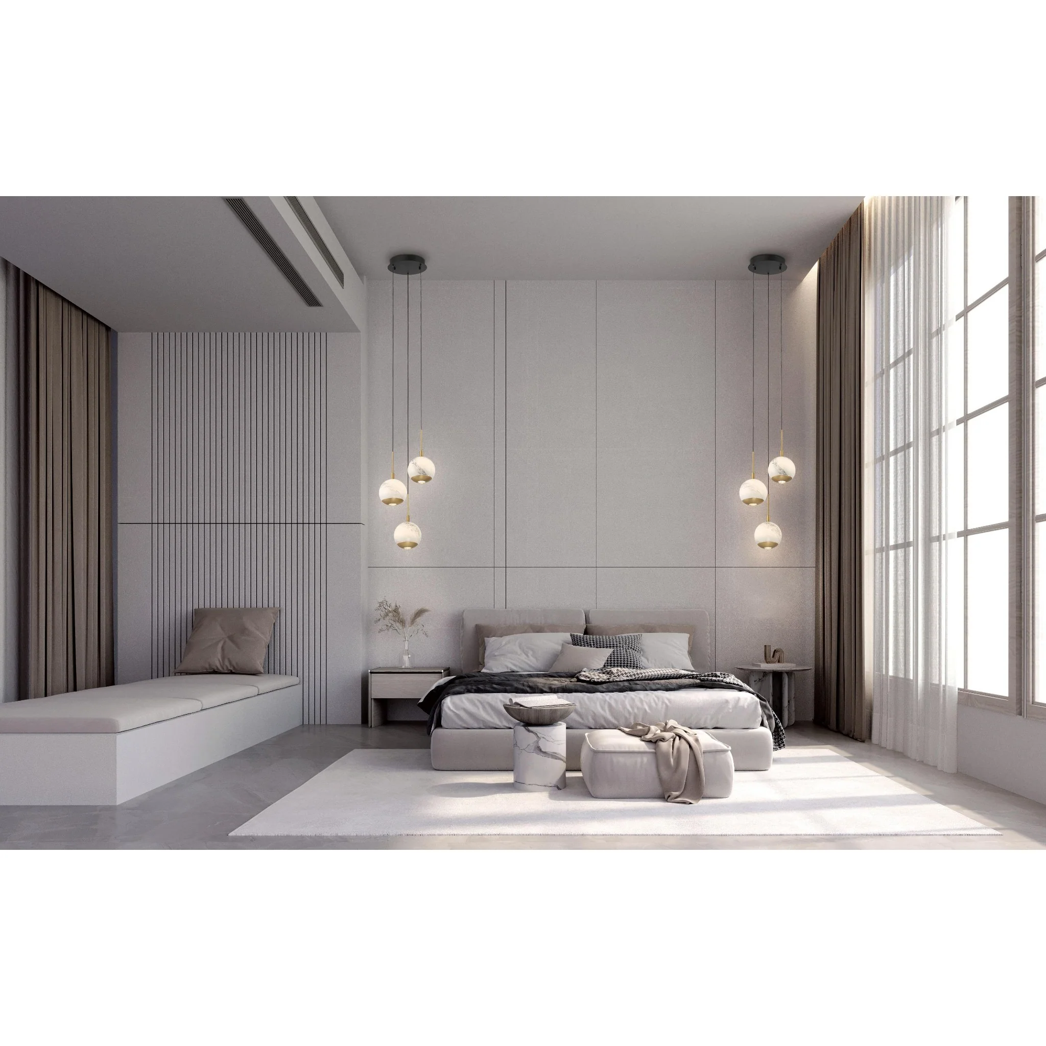 BAVENO 3-LIGHT LED PENDANT - Image 4