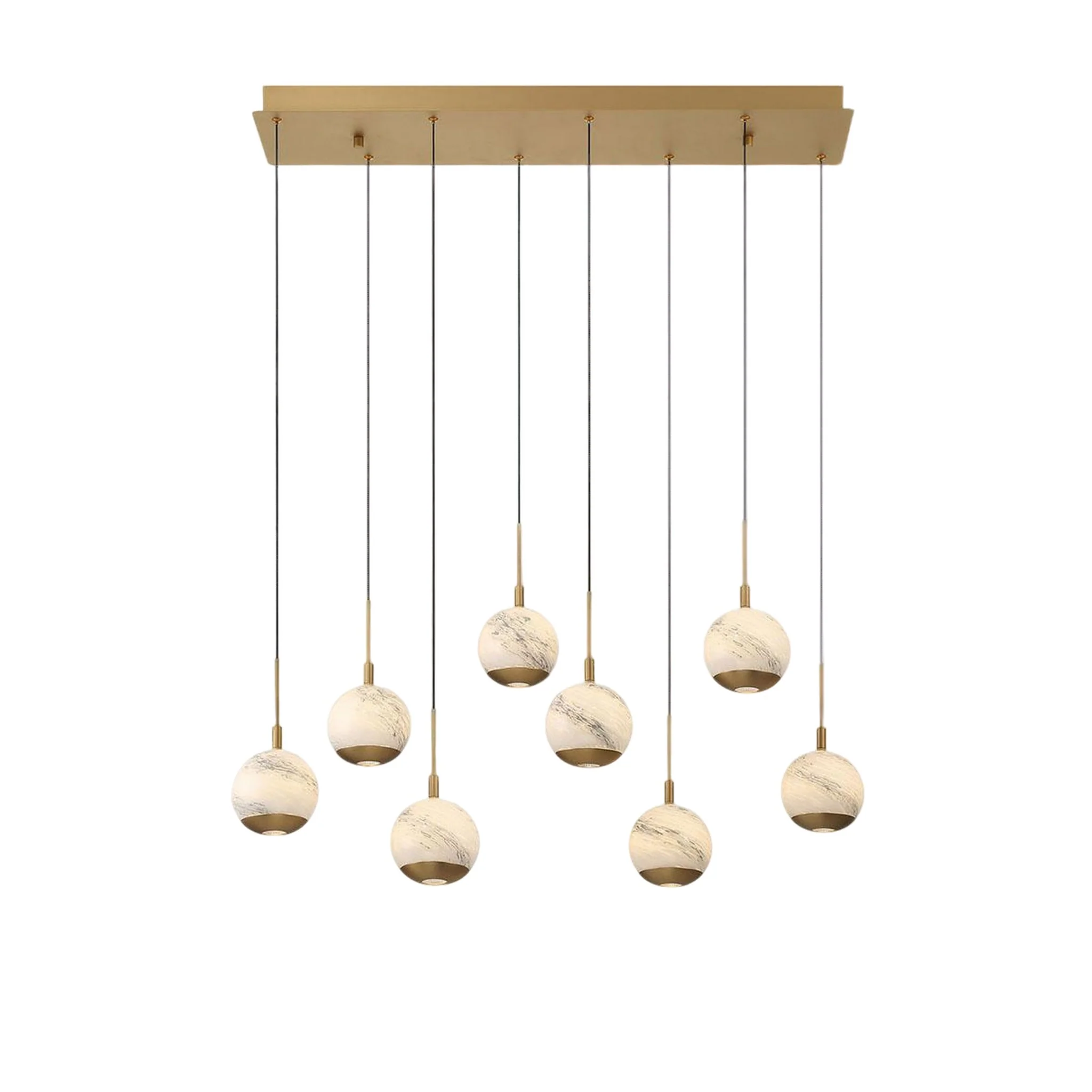 BAVENO RECTANGULAR LED CHANDELIER (MULTIPLE SIZES) - Image 11