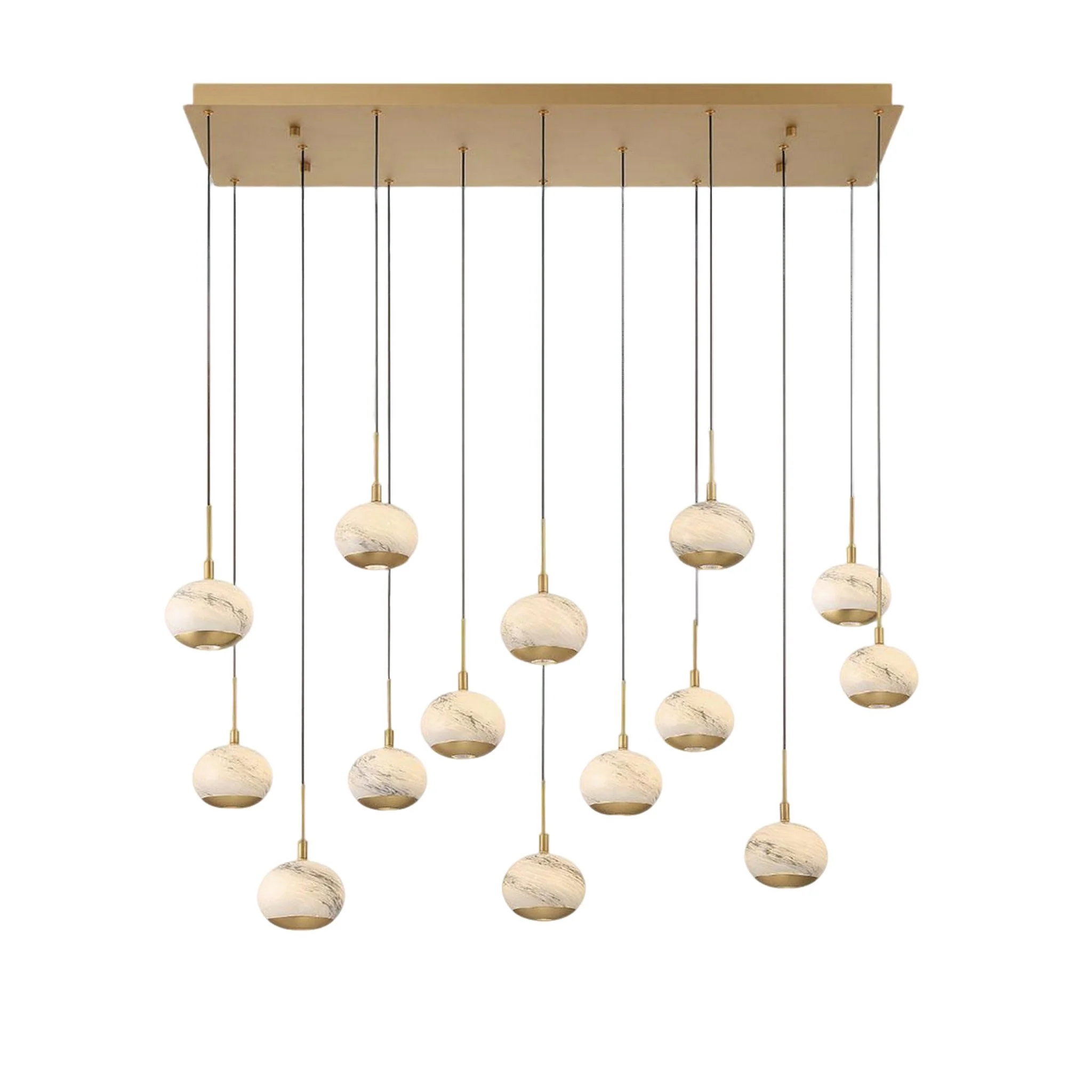 BAVENO RECTANGULAR LED CHANDELIER (MULTIPLE SIZES) - Image 16